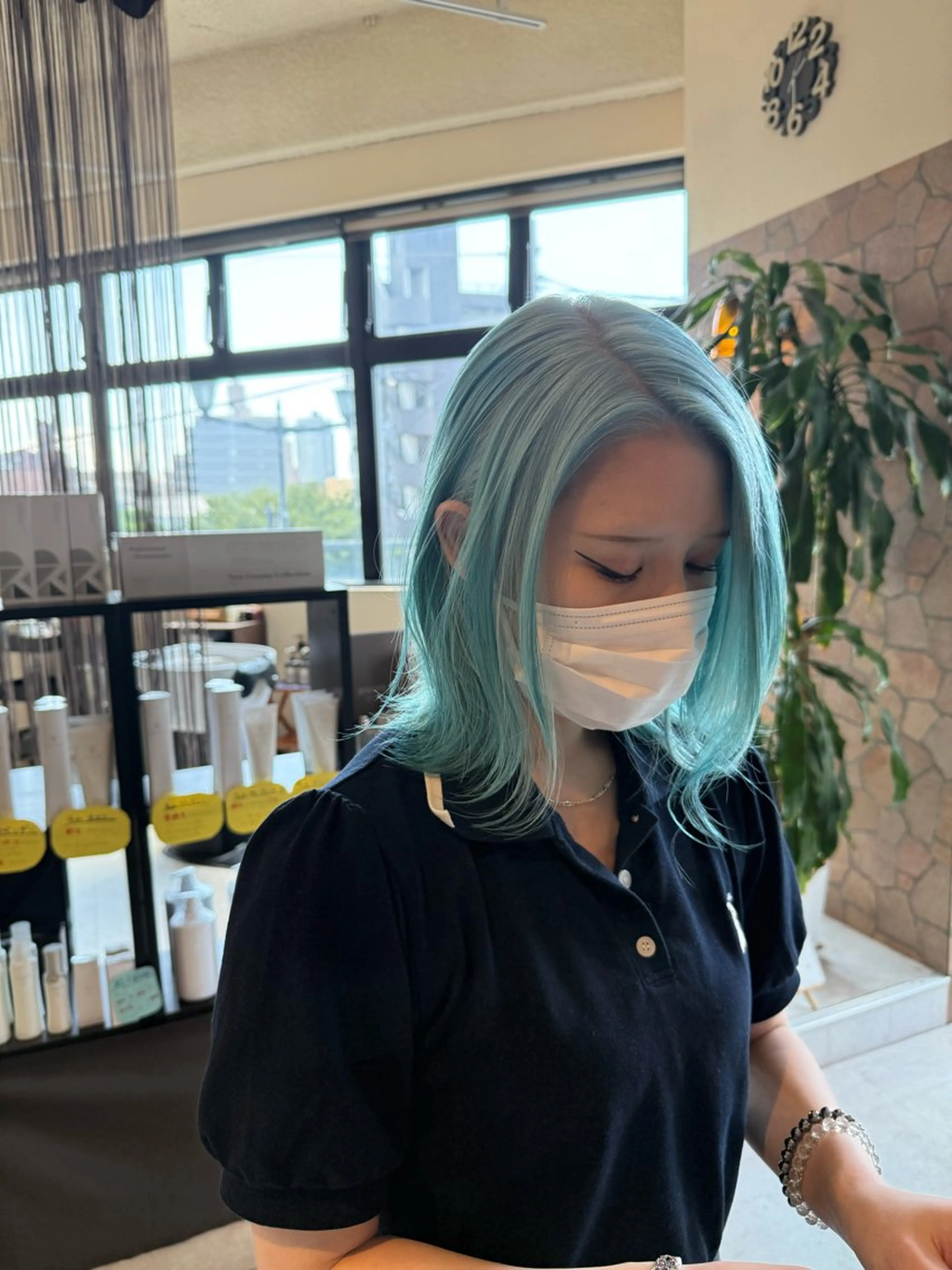 ミディアム ヘアカラー 前田 知輝のヘアスタイル