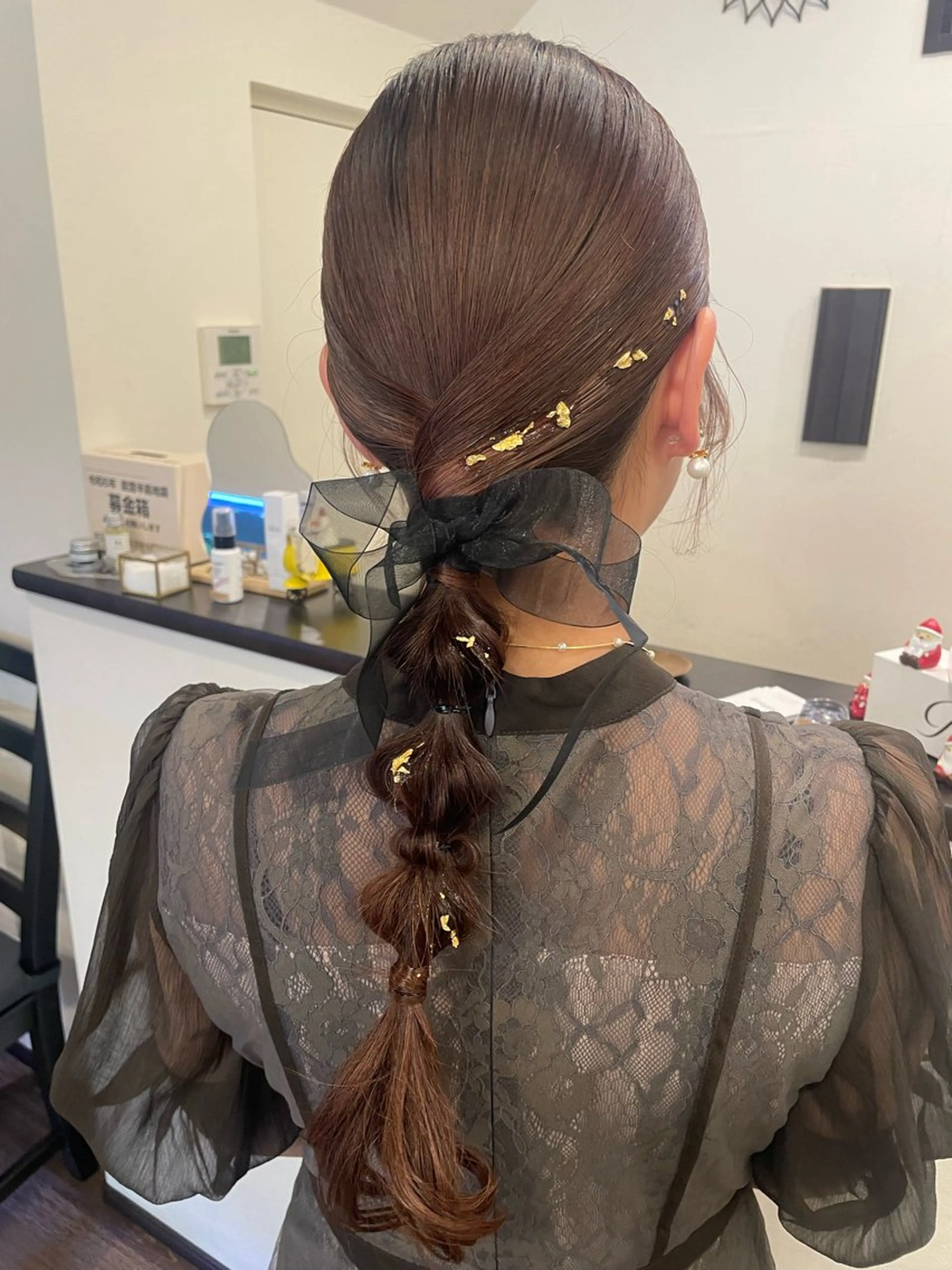 ロング ヘアアレンジ 奈良 明日香のヘアスタイル