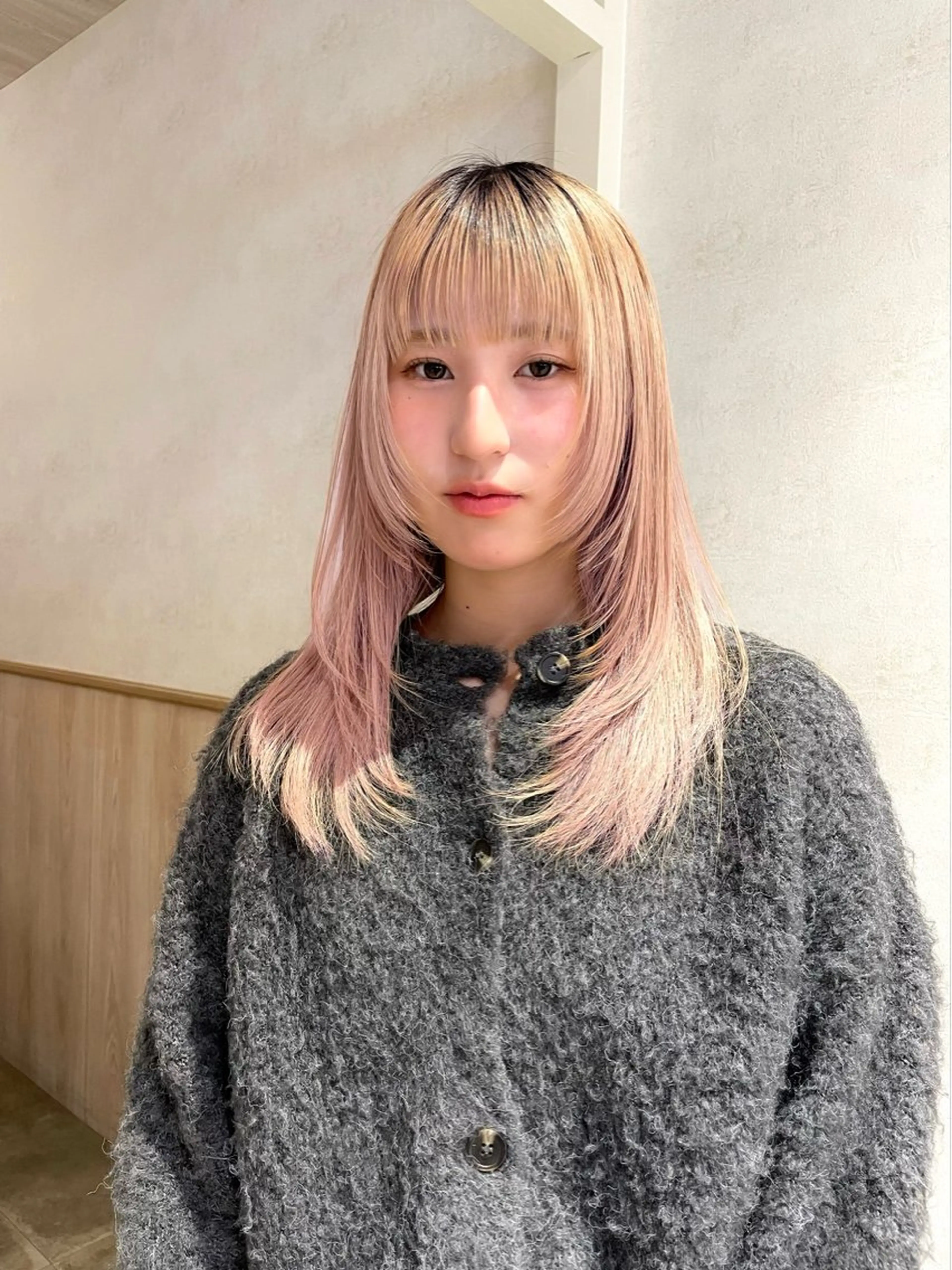 ロング カット ヘアカラー トリートメント haru/レイヤー/ ウルフのヘアスタイル