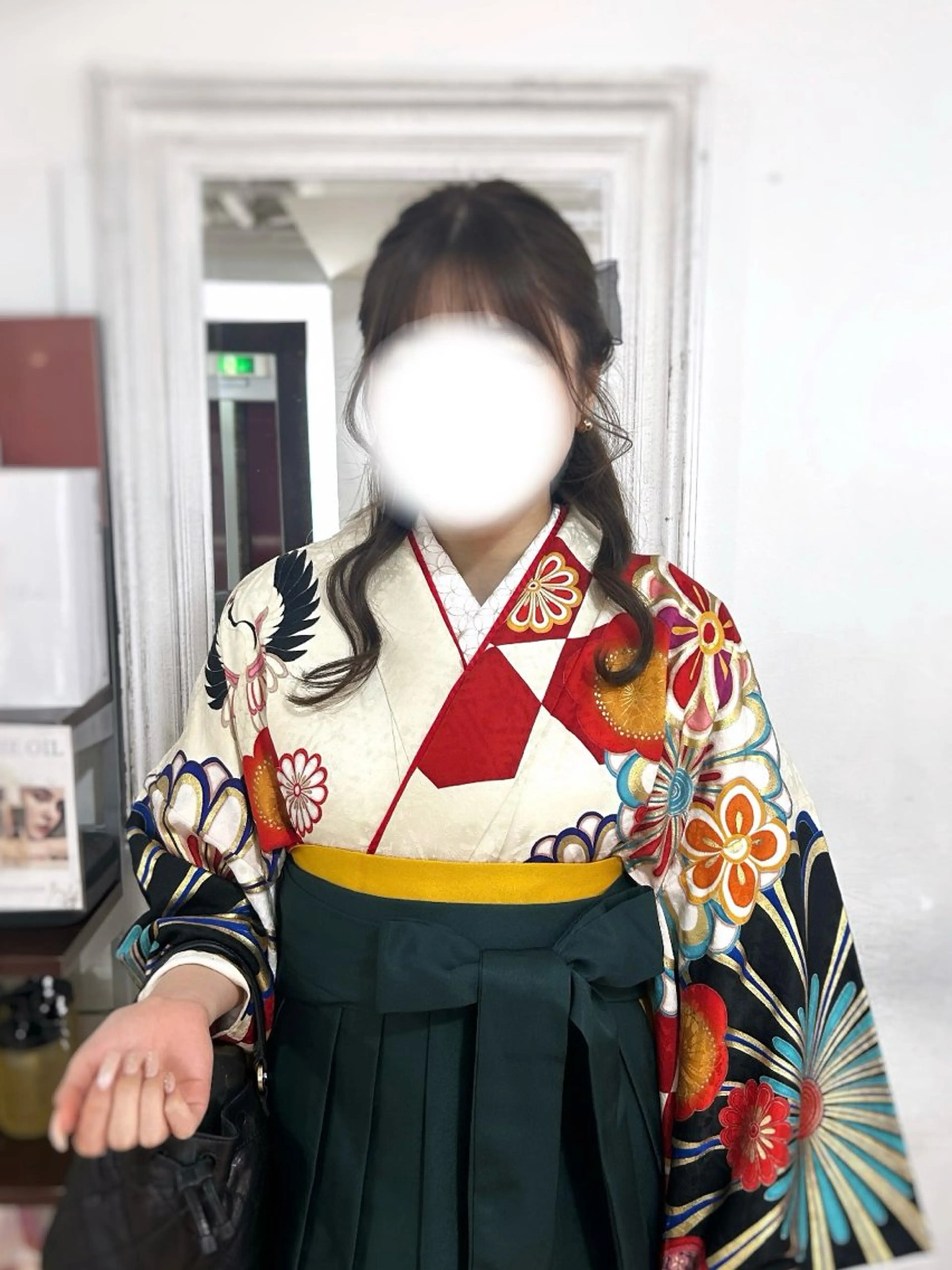 ✨卒業式🌸 袴 着付け+ヘアセット✨早朝予約⭕️の写真