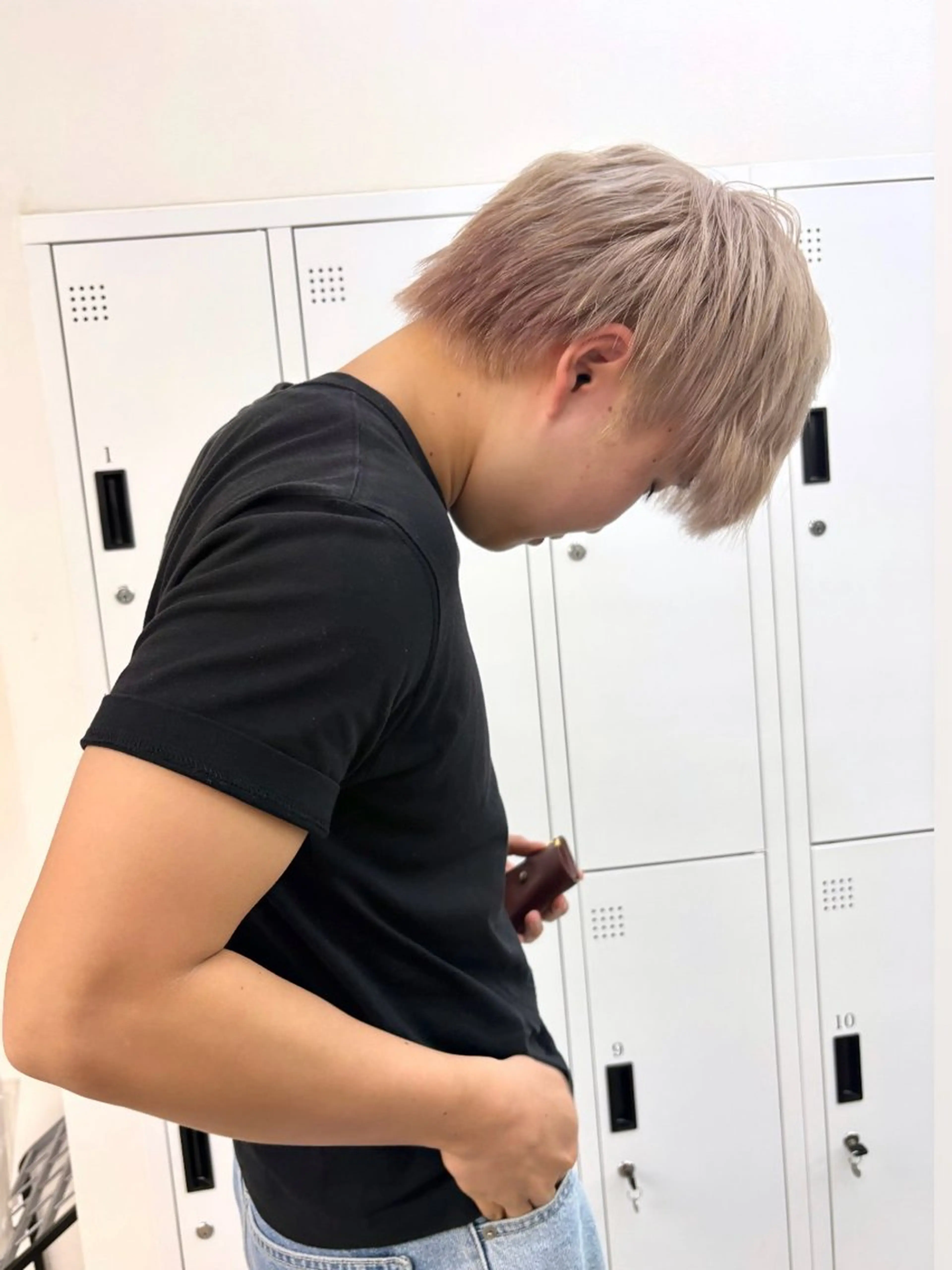 メンズ カット ヘアカラー トリートメント Miyu🌊/海外 風ハイライトのヘアスタイル