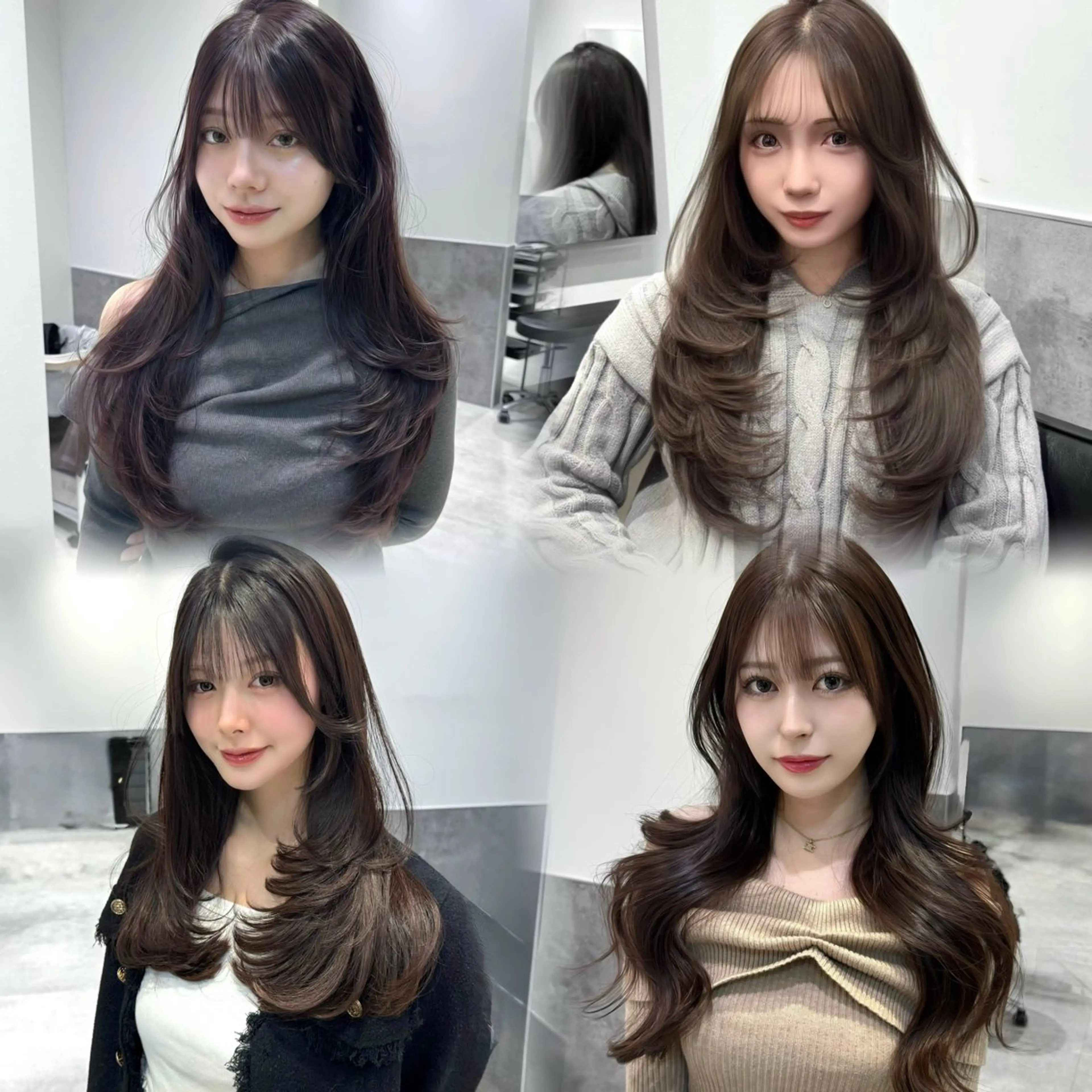 ロング カラー レイヤーカット カット ヘアカラー トリートメント 韓国系支持率No.1 レイヤー特化/きょうのヘアスタイル