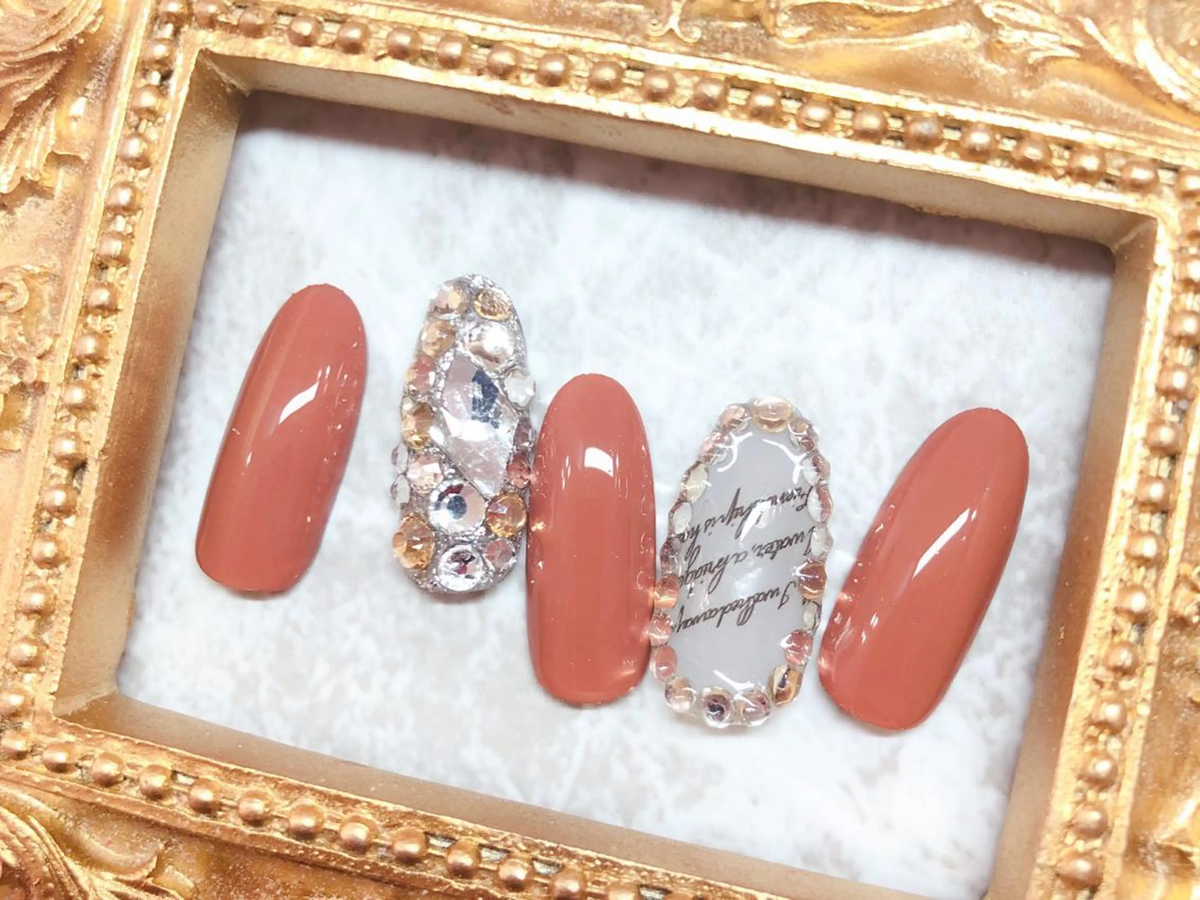 ネイル ハンドネイル マジック ミラーのネイルデザイン