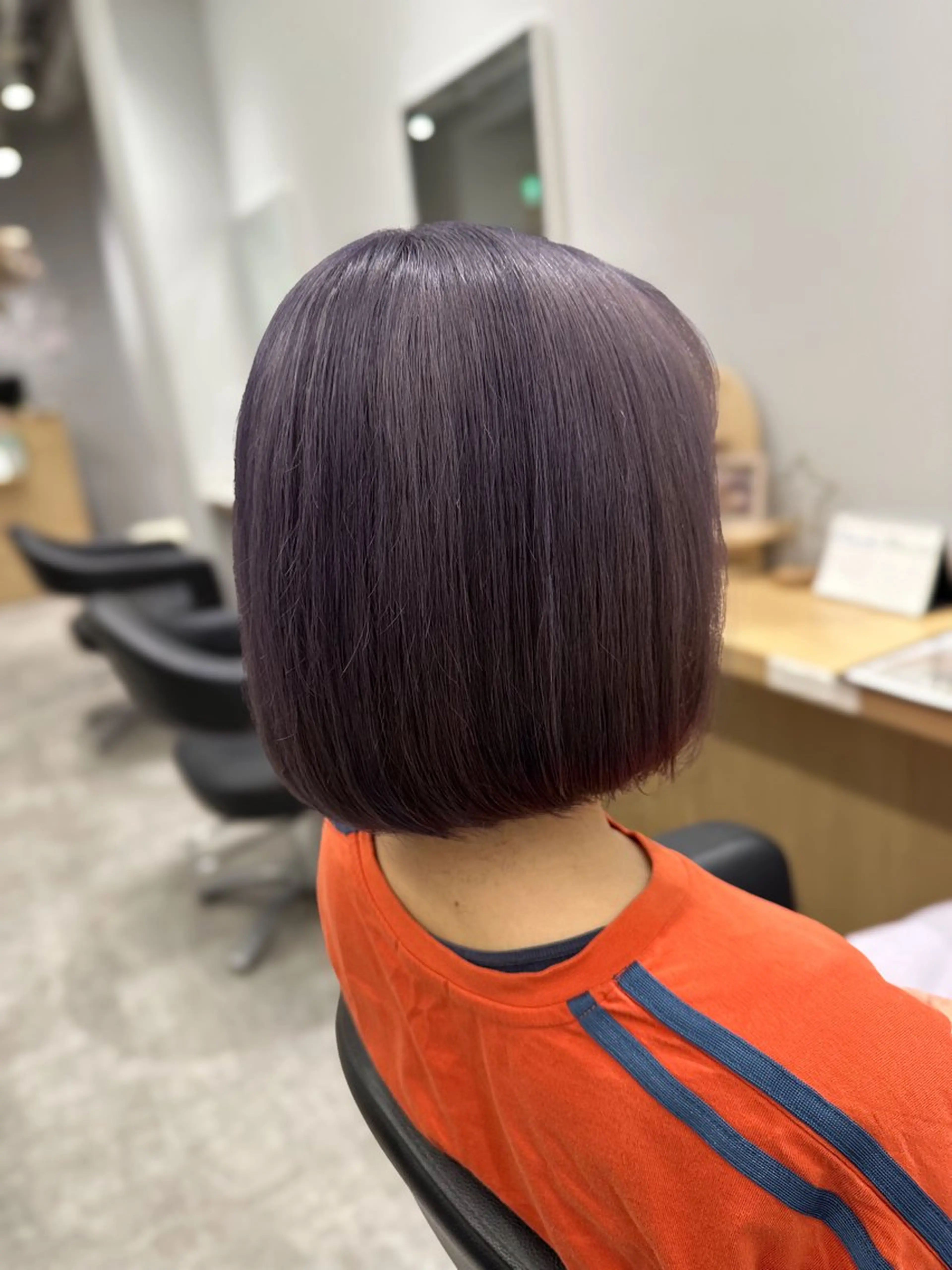 ミディアム ボブ 美髪🫧ブリーチ/ デザイン/永田汰伊智のヘアスタイル