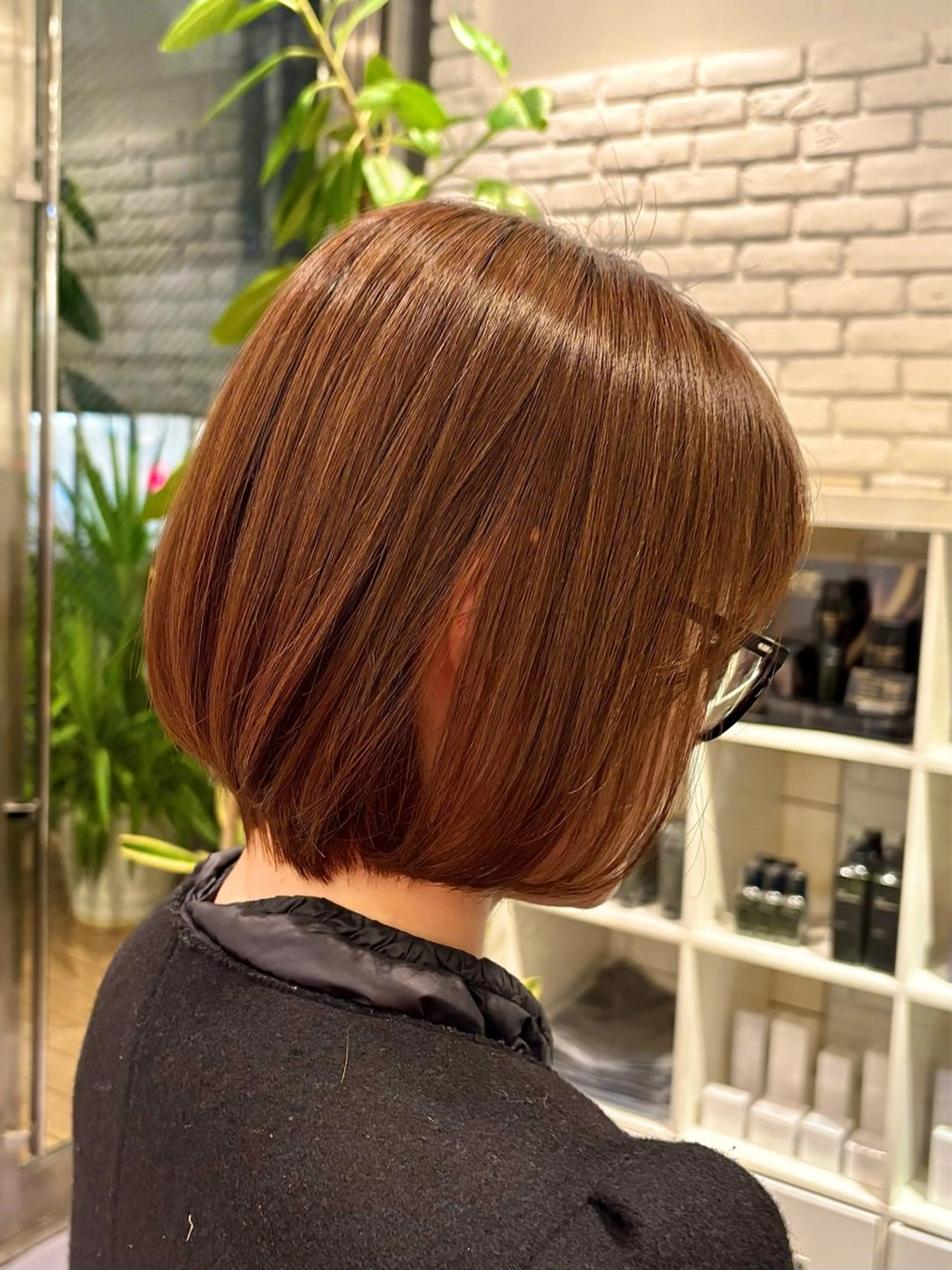 ショート ボブ 顔周りカット riko表参道/ ボブ/アンニュイヘアのヘアスタイル