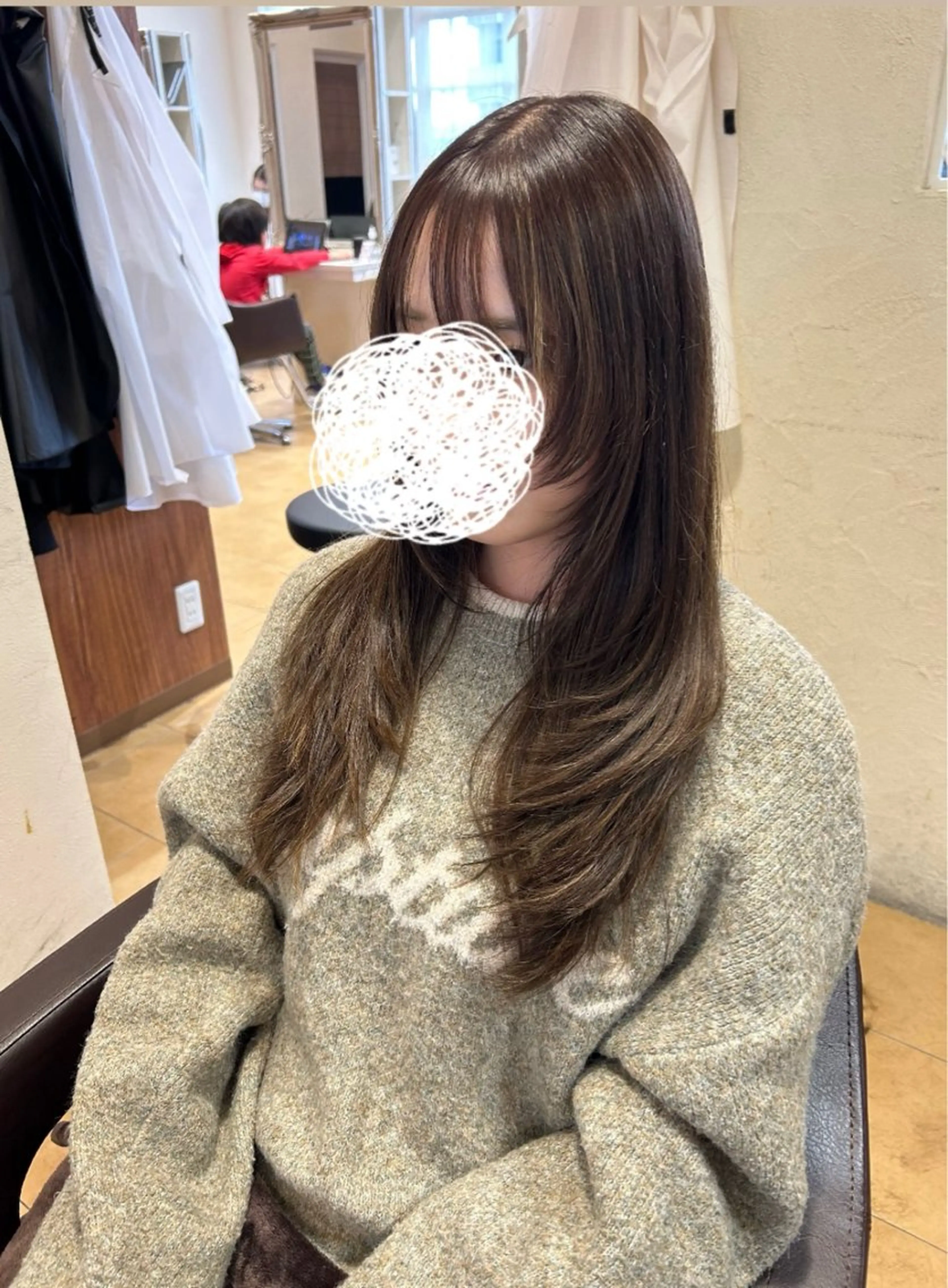 ロング カラー カット ヘアカラー トリートメント 今中紗英 /奈良市/尼ヶ辻のヘアスタイル