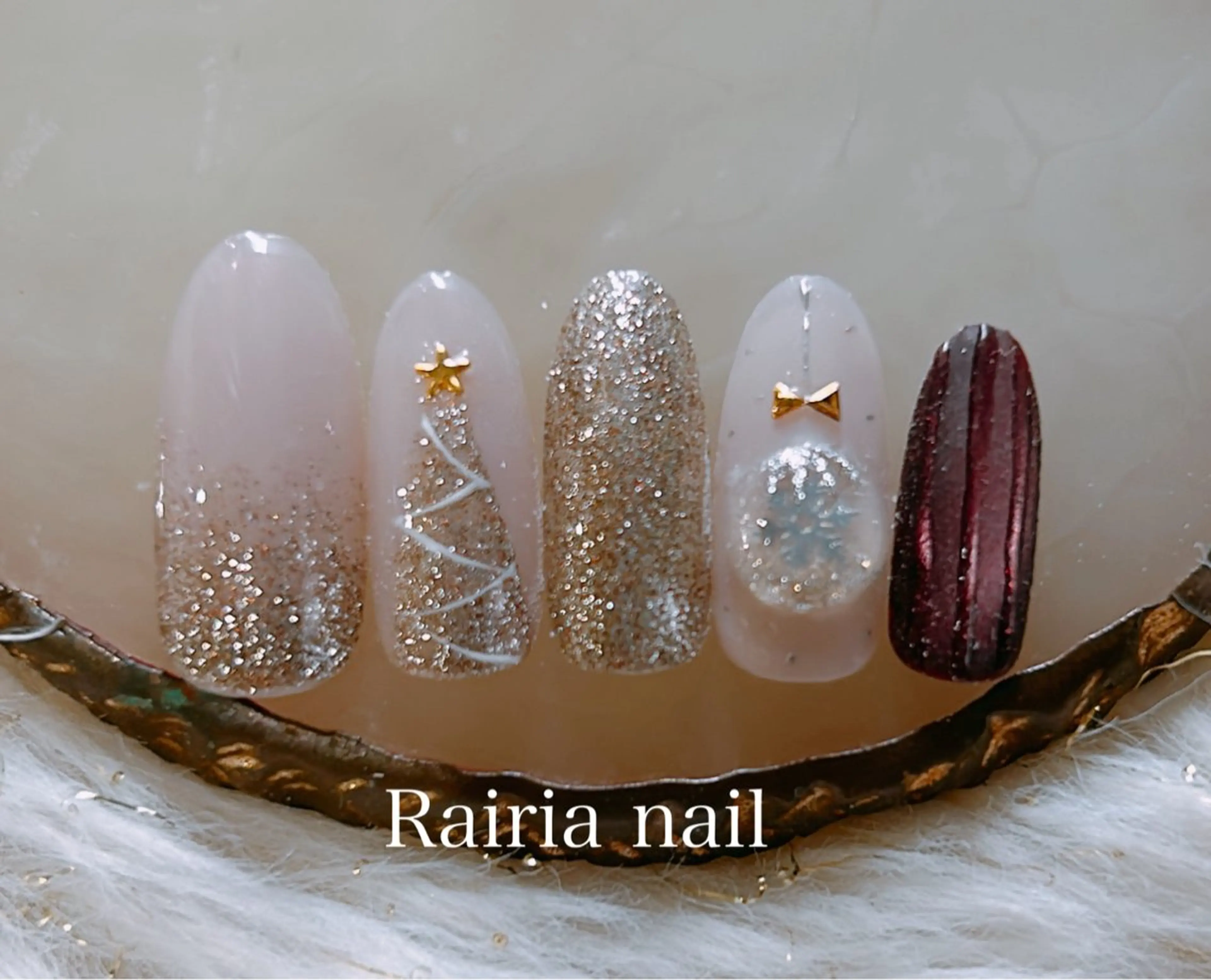 ネイル アートネイル ジェルネイル 持ち込み ニュアンスネイル パラジェル Rairia nail本八幡店のネイルデザイン