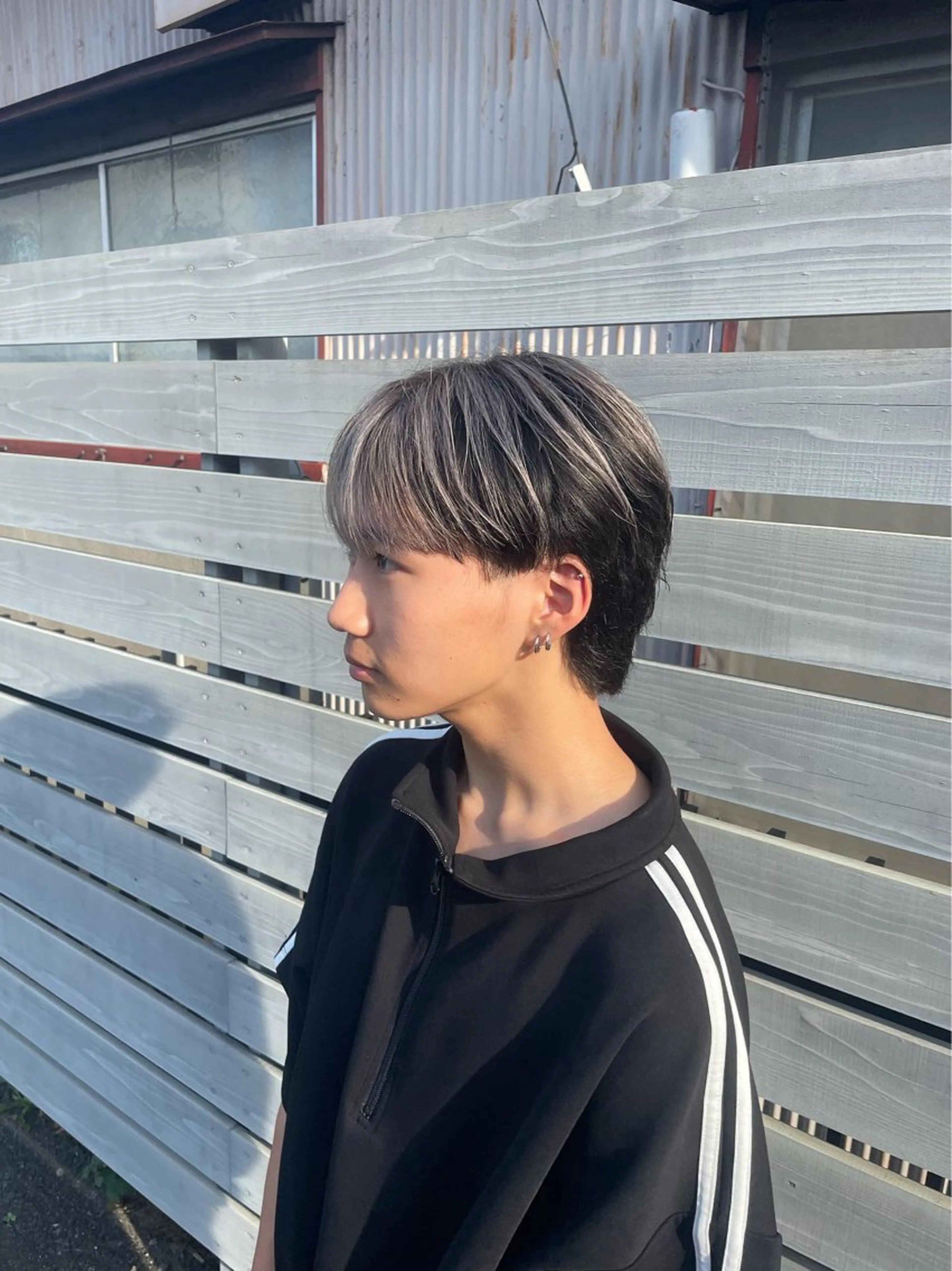 メンズ なつき/ 艶カラー/縮毛矯正のヘアスタイル