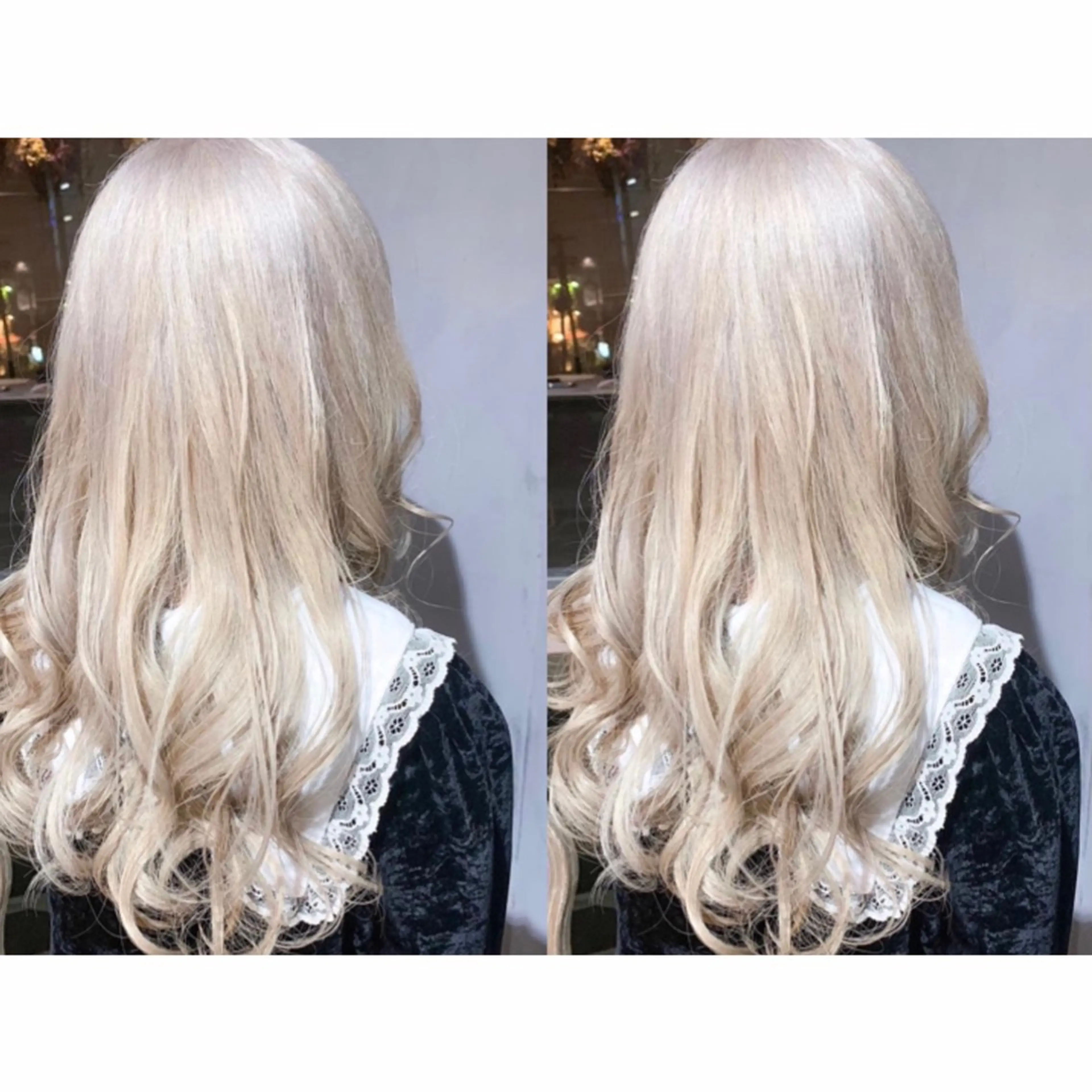 ブリーチonカラー＋高級シールエクステ60枚✨の写真