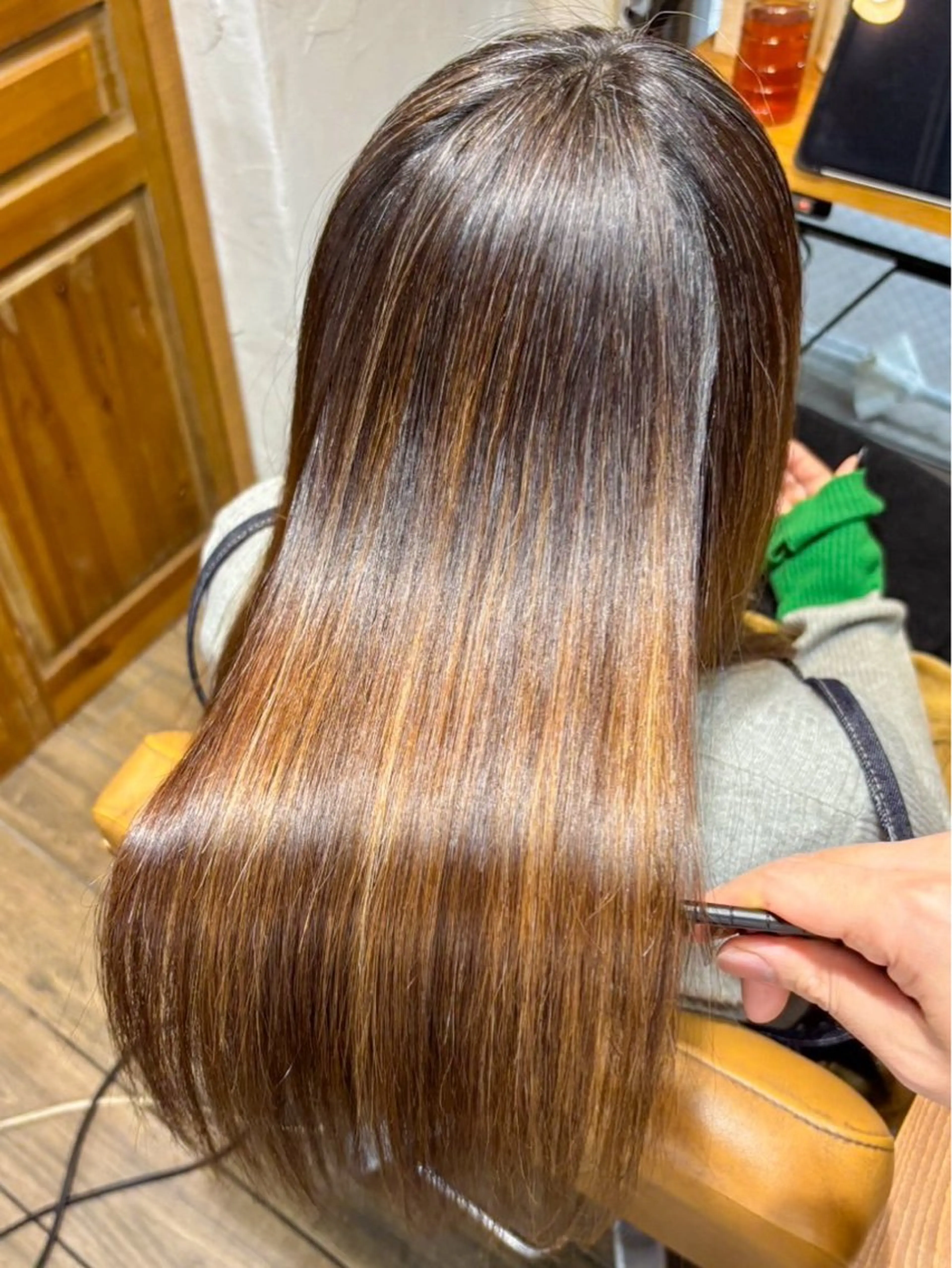 ロング 竹下 勇人のヘアスタイル