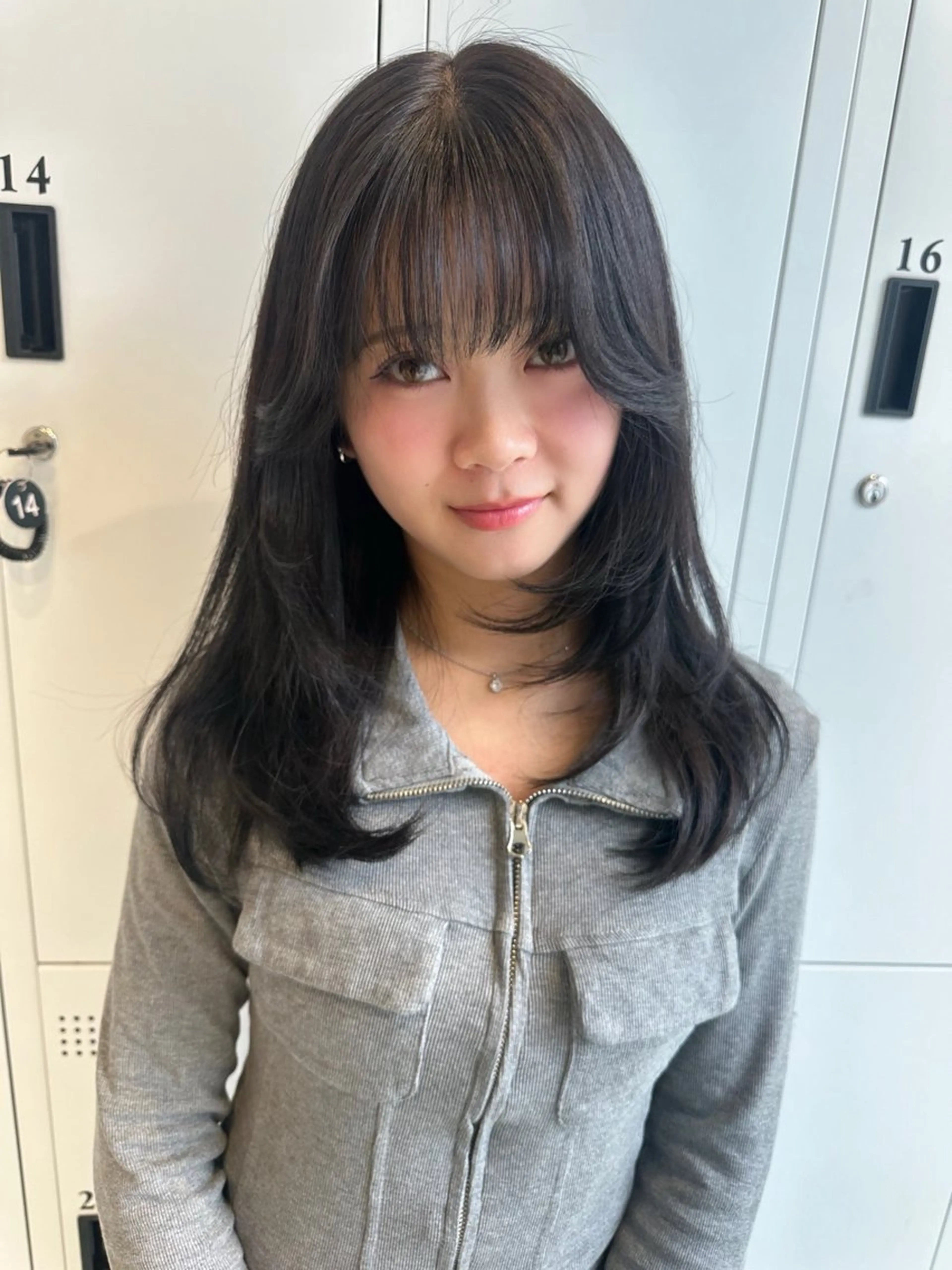 セミロング カット ヘアカラー トリートメント 🎀韓国/髪質改善 長野美和🎀のヘアスタイル