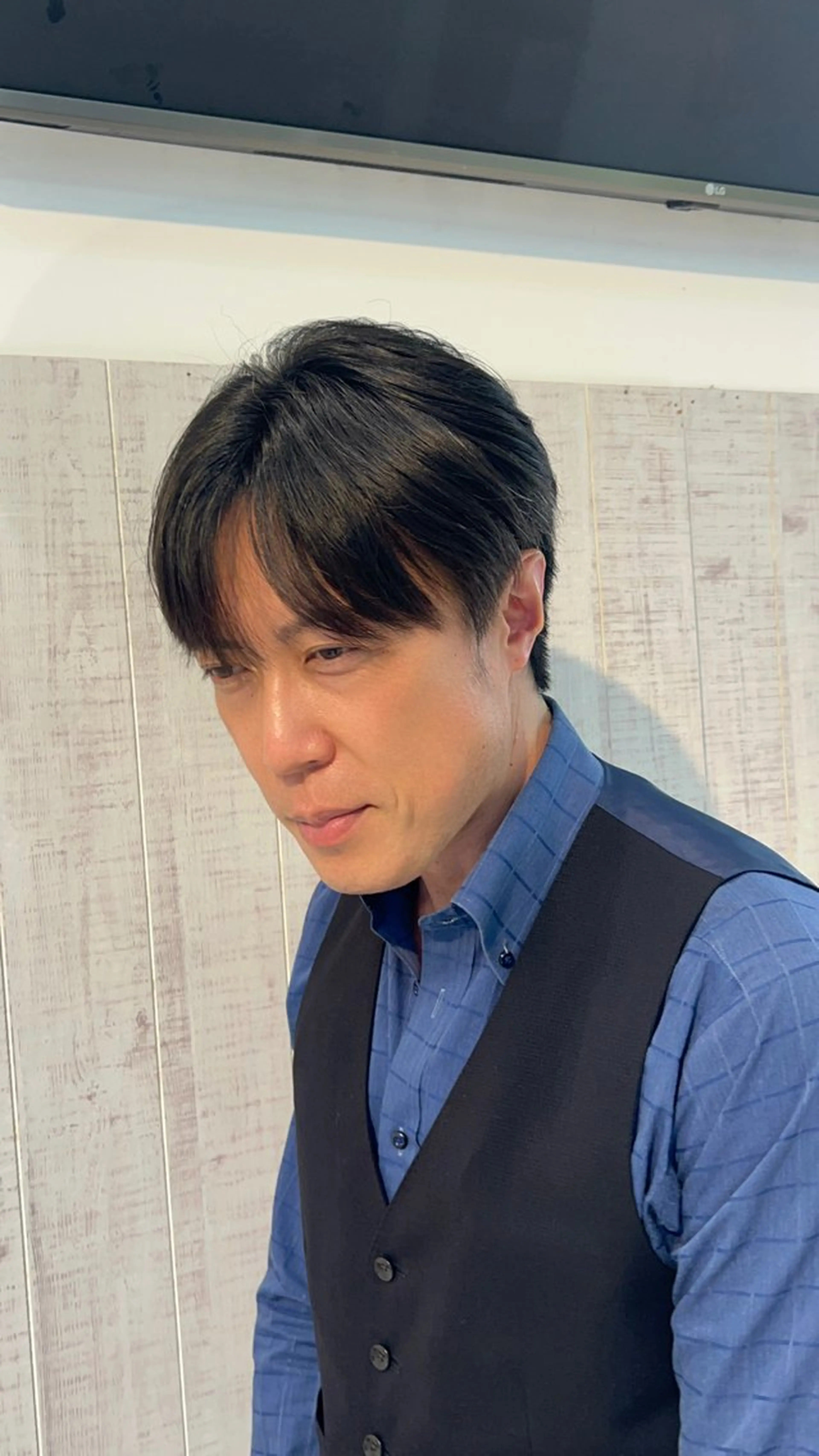 メンズ ハヤシ ナルミのヘアスタイル