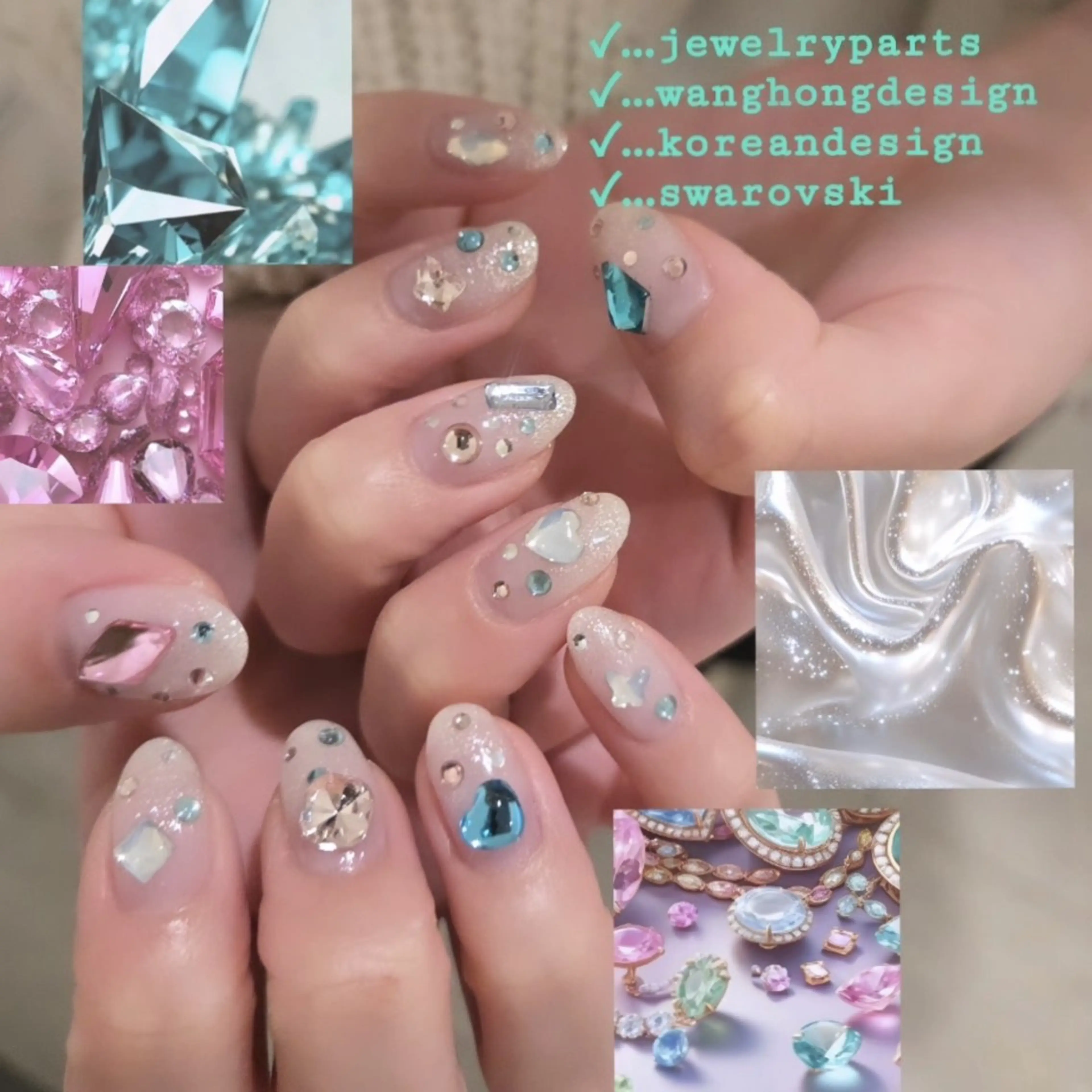 ネイル 韓国ネイル ワンホンネイル ハンドネイル 8appy ARTstudioのネイルデザイン