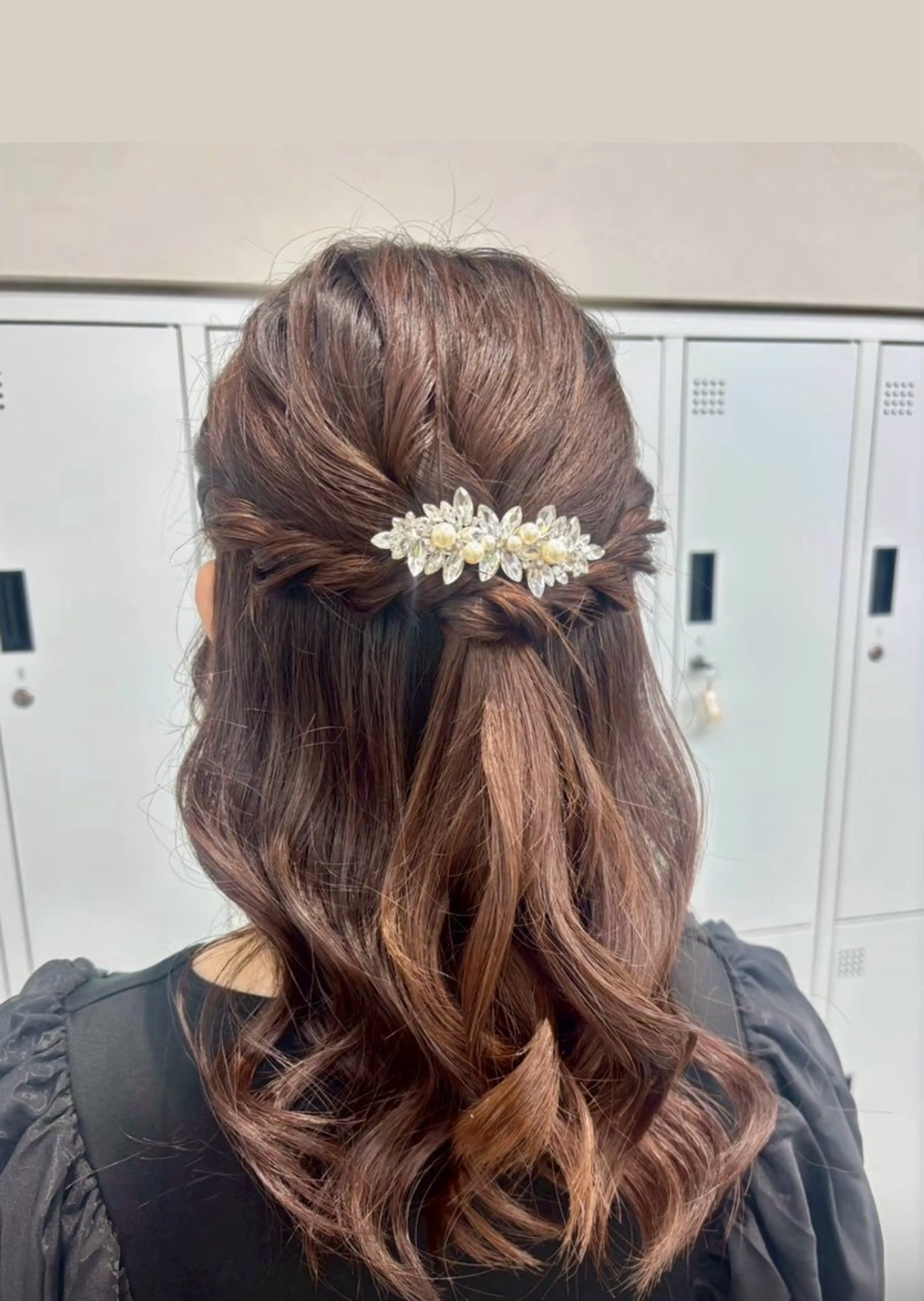 ロング ヘアアレンジ ハーフアップ ヘアセット ️💛ᩚヘアセット/ エクステ/みゆ️🌻のヘアスタイル