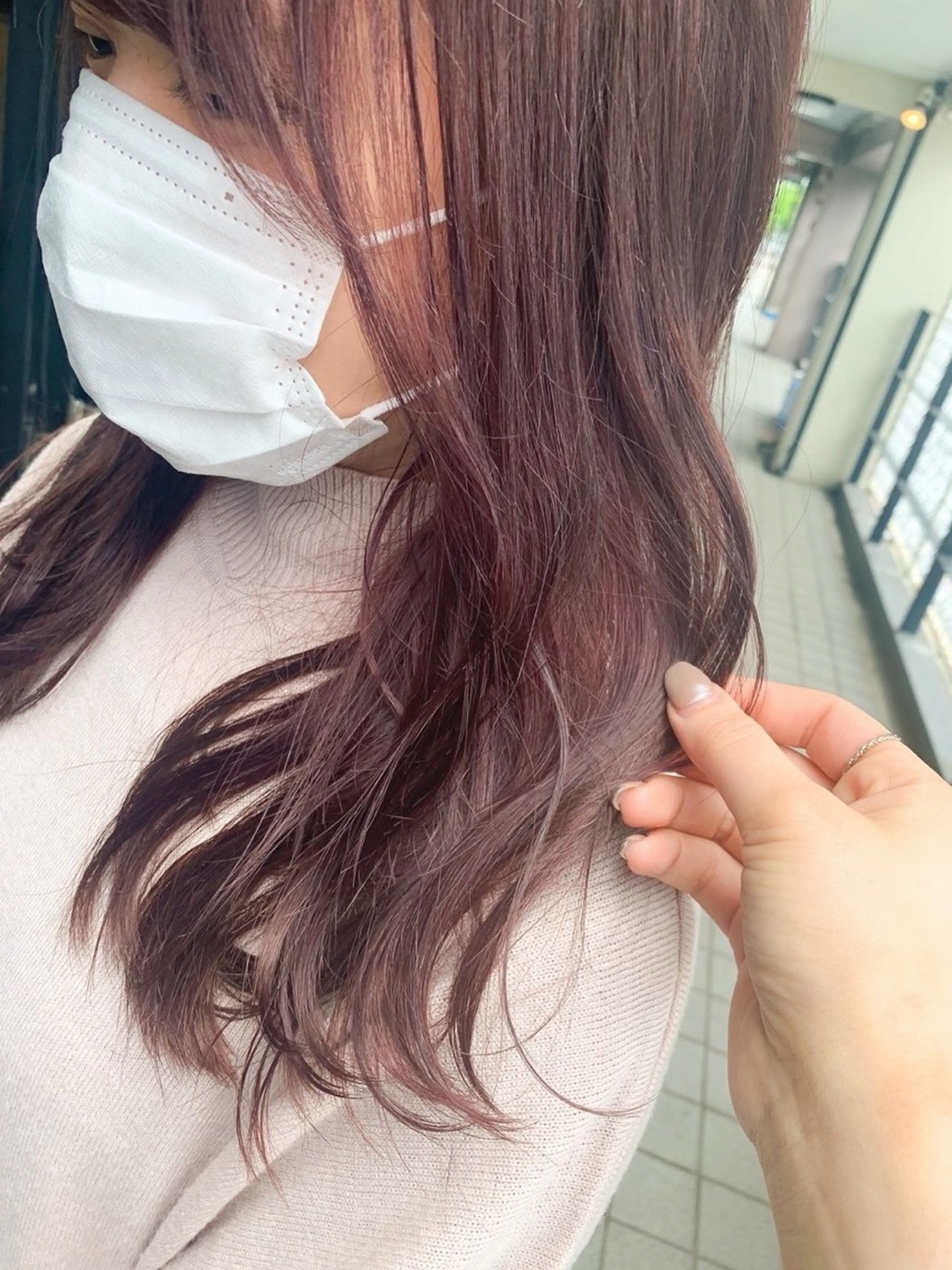 カラー 永井 若菜のヘアスタイル