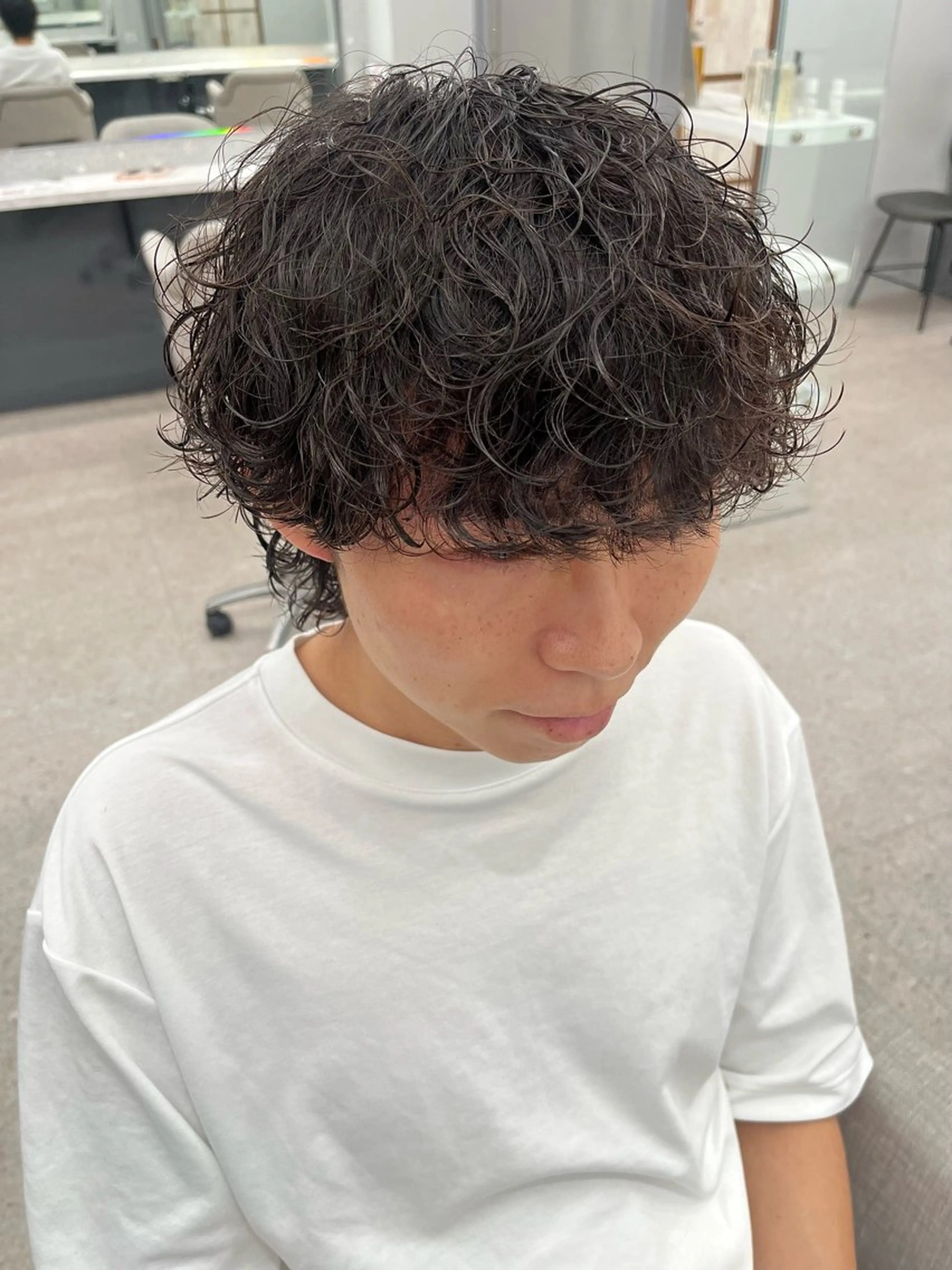 パーマ メンズ メンズパーマ 波巻きパーマ メンズウルフカット ウルフカット カット パーマ 🍐シャドウパーマ メンズ特化/守岡🍐のヘアスタイル