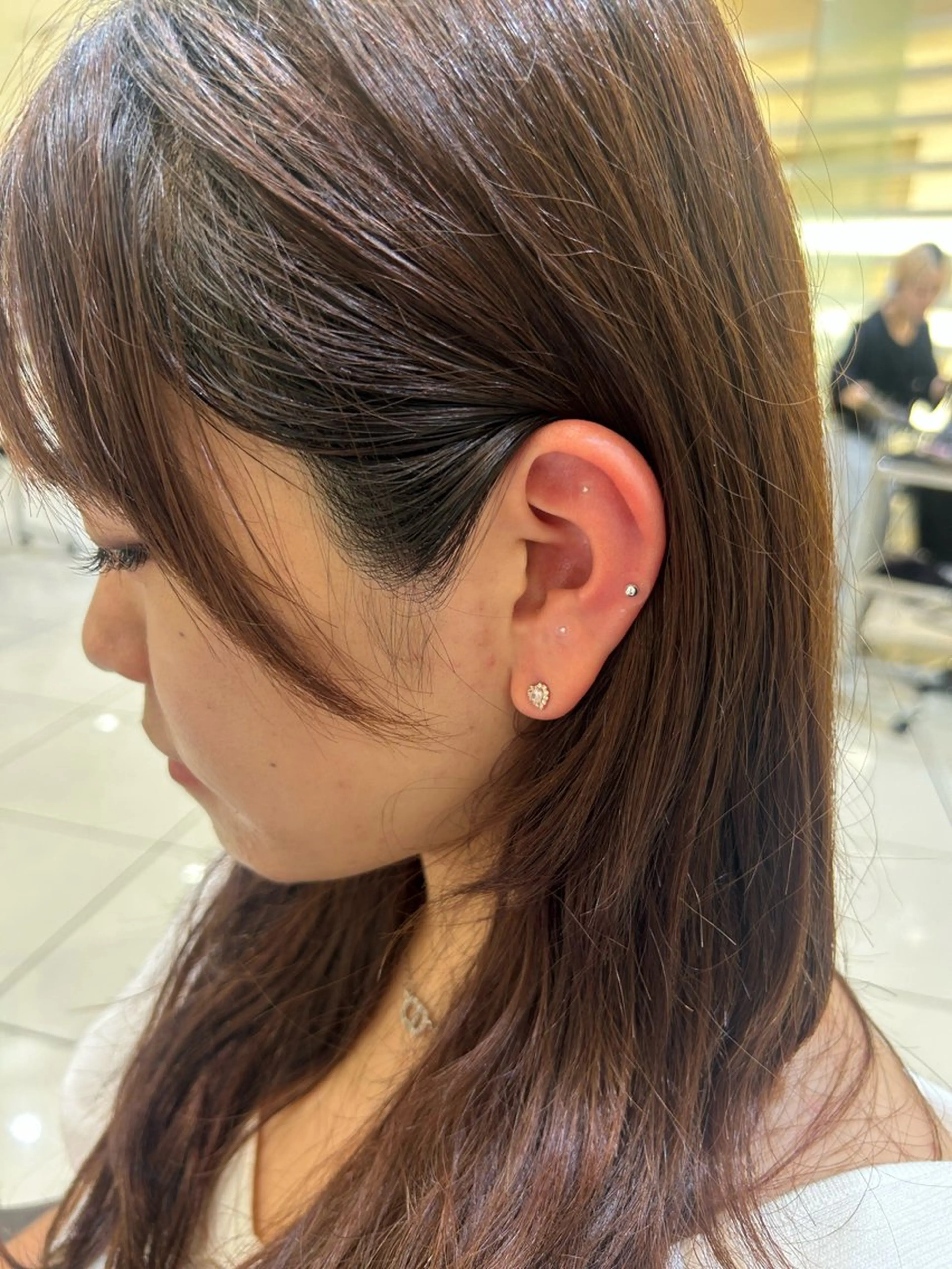 💎耳ツボジュエリー ×銀座美容室💎のヘアスタイル