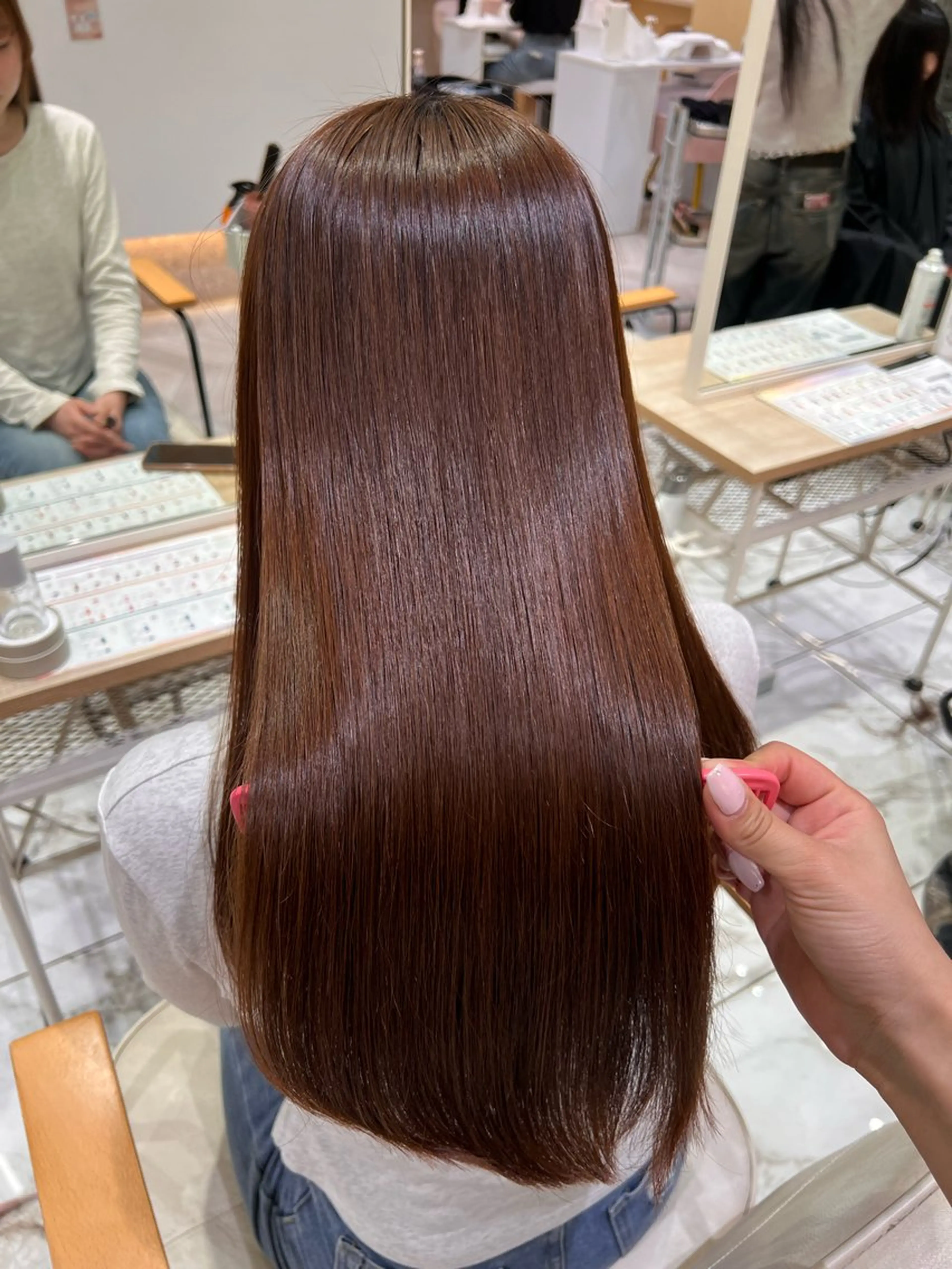 ‼️minimo限定‼️カット+酸性ストレート🫧の写真