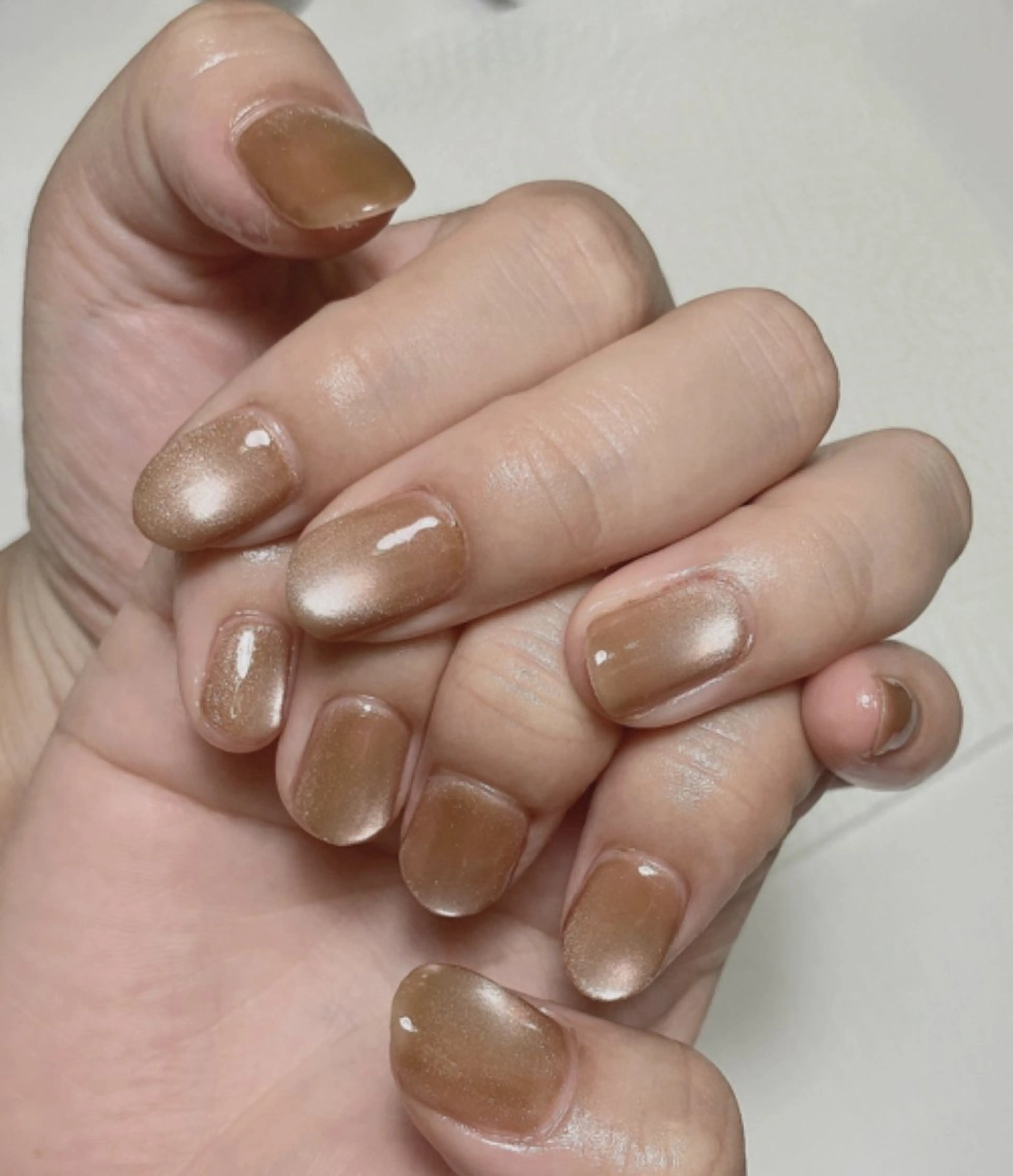 ネイル マグネットネイル オレンジ nailsalon nana♡のネイルデザイン