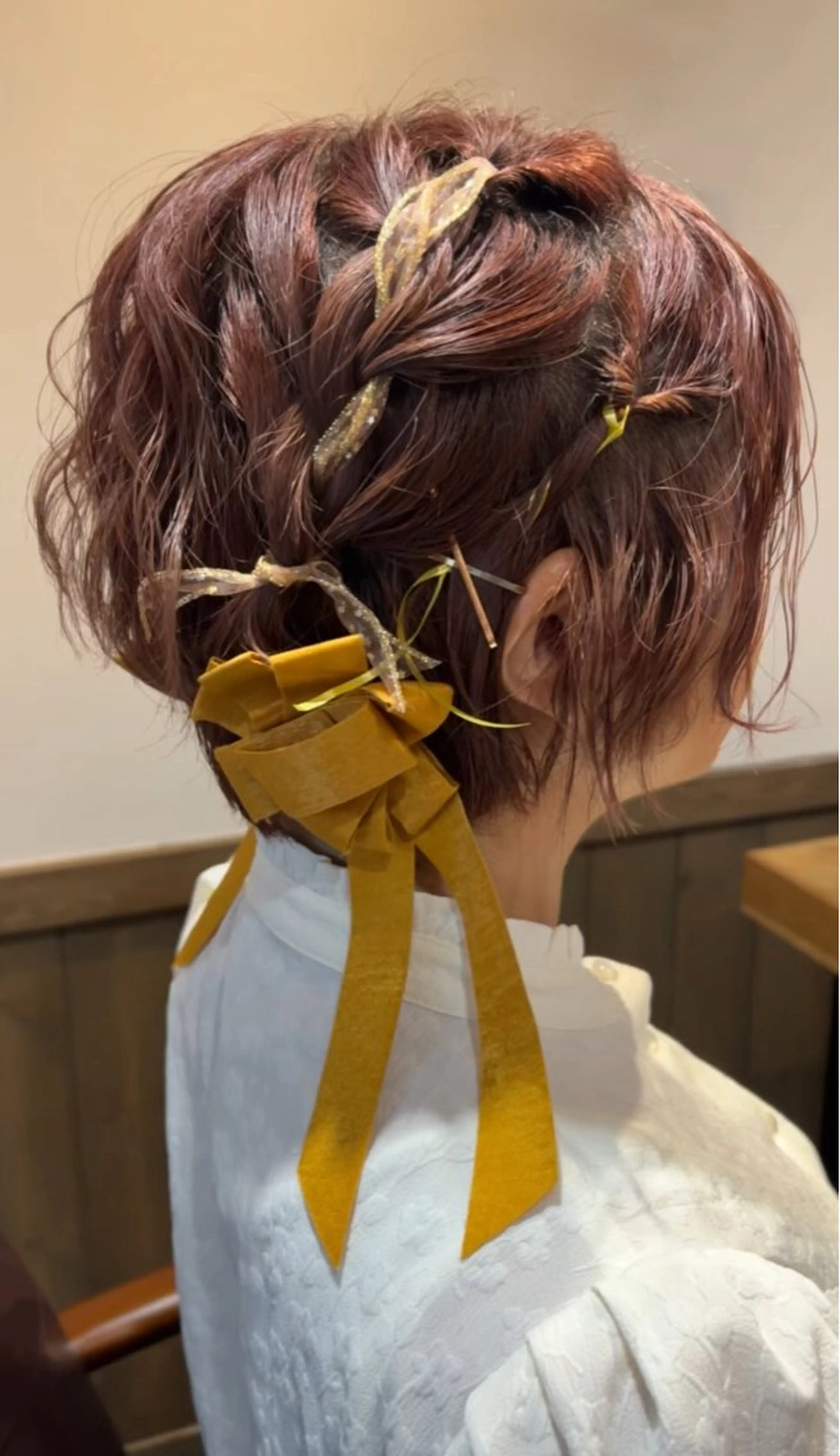 ショート アレンジ/新宿 透明感カラー/ヤノのヘアスタイル