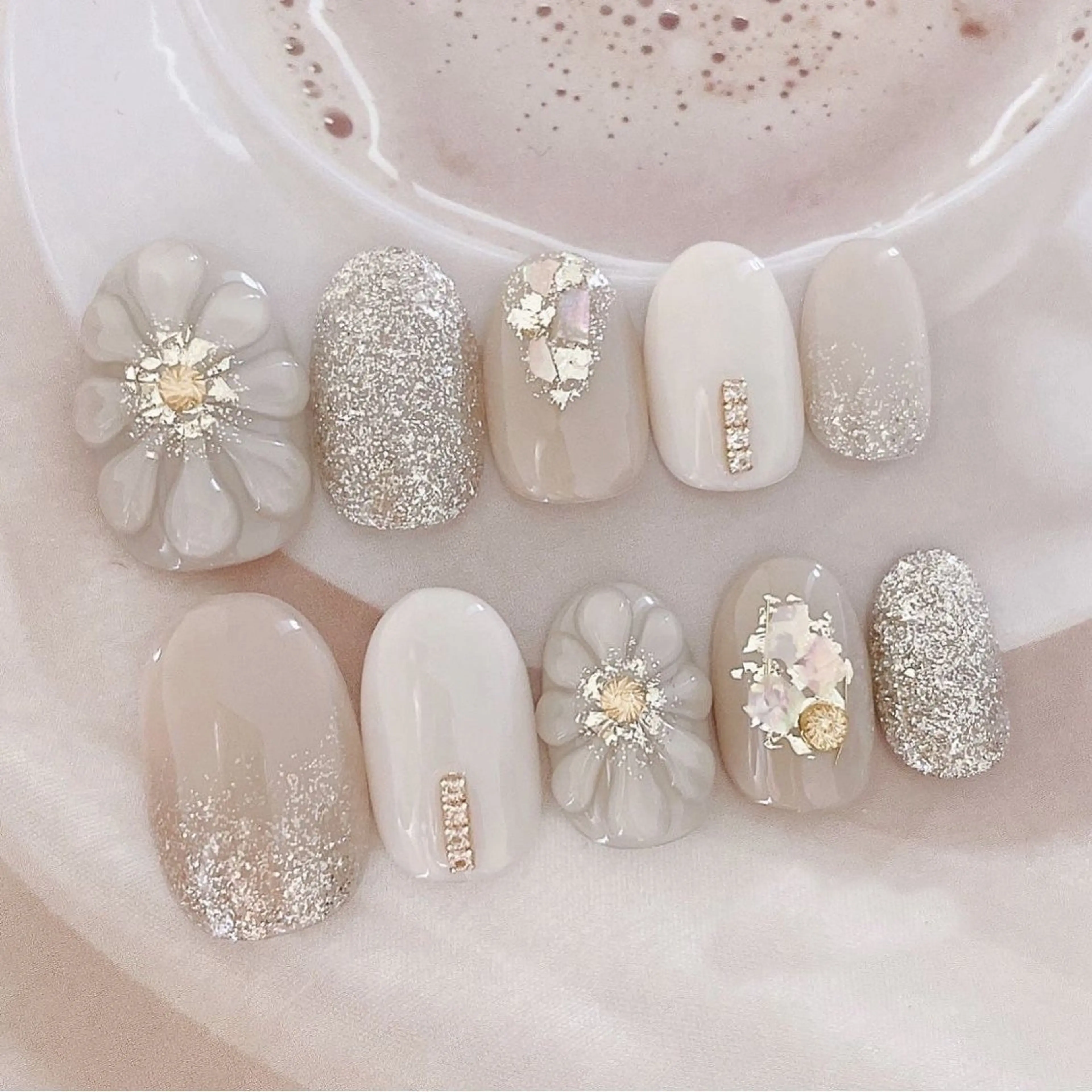 ネイル 成人式 ハンドネイル Gemini nailのネイルデザイン