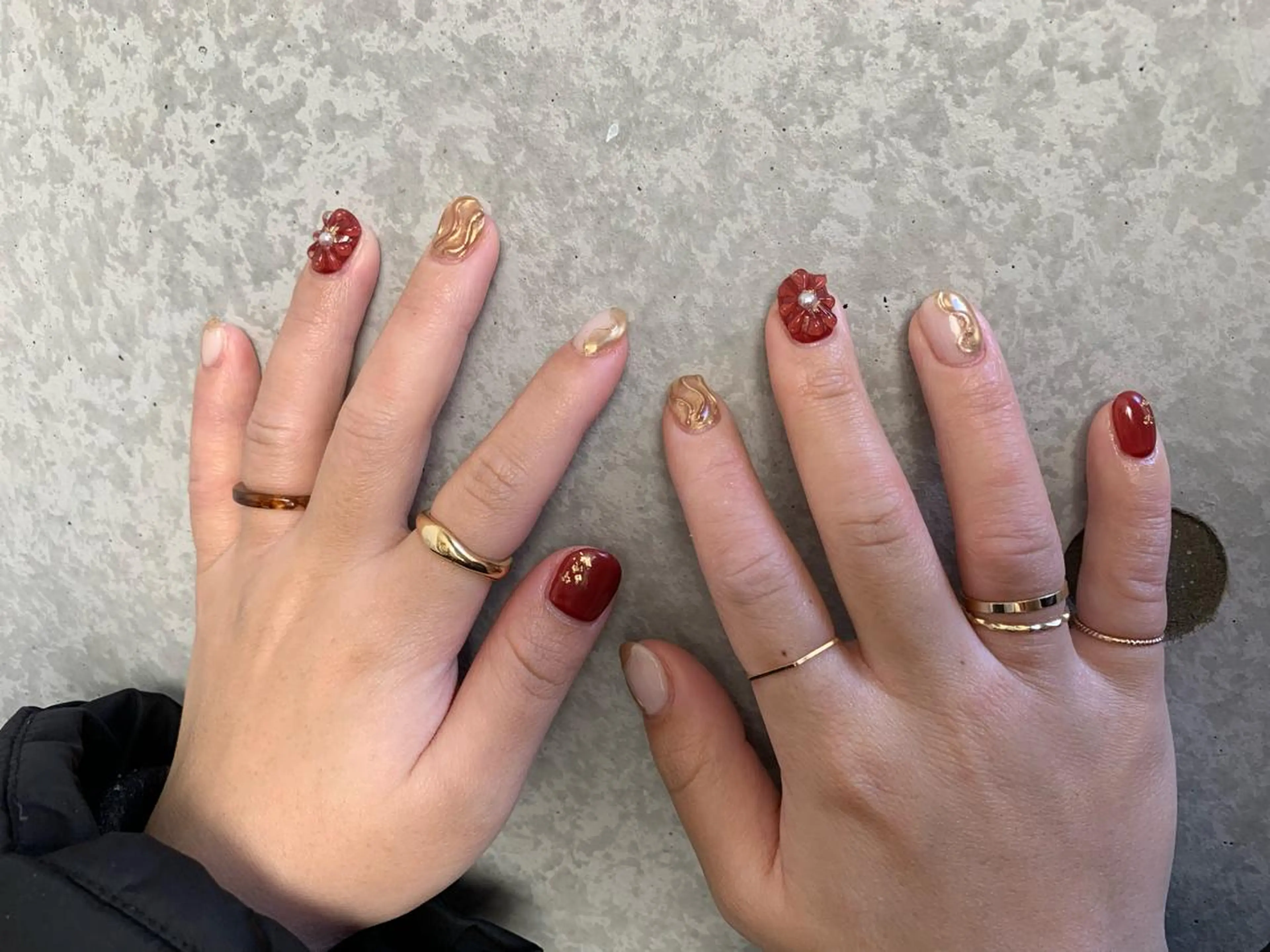 ネイル ぷっくりネイル マキノ ユイのネイルデザイン