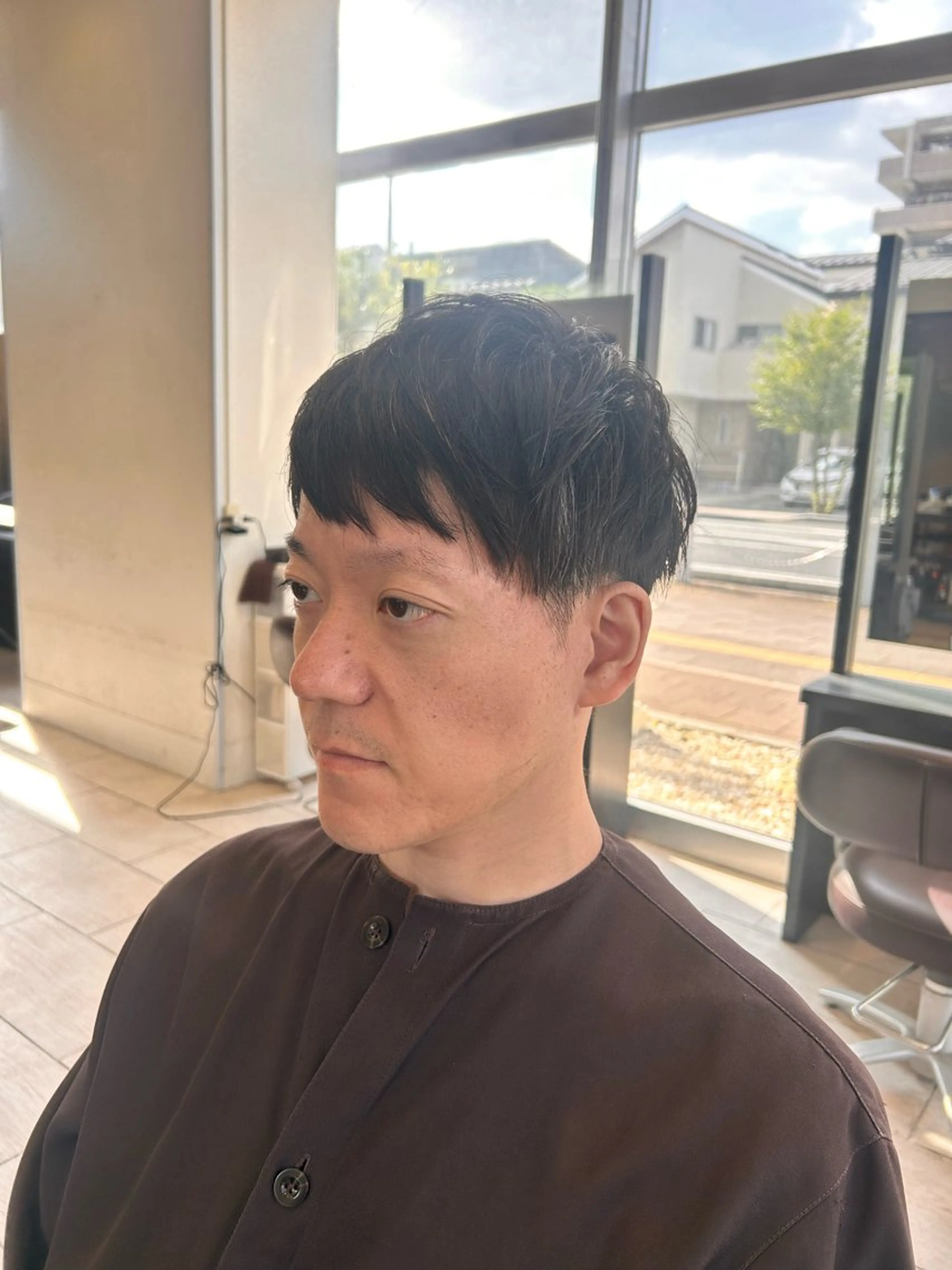 ミディアム メンズ ri kuのヘアスタイル