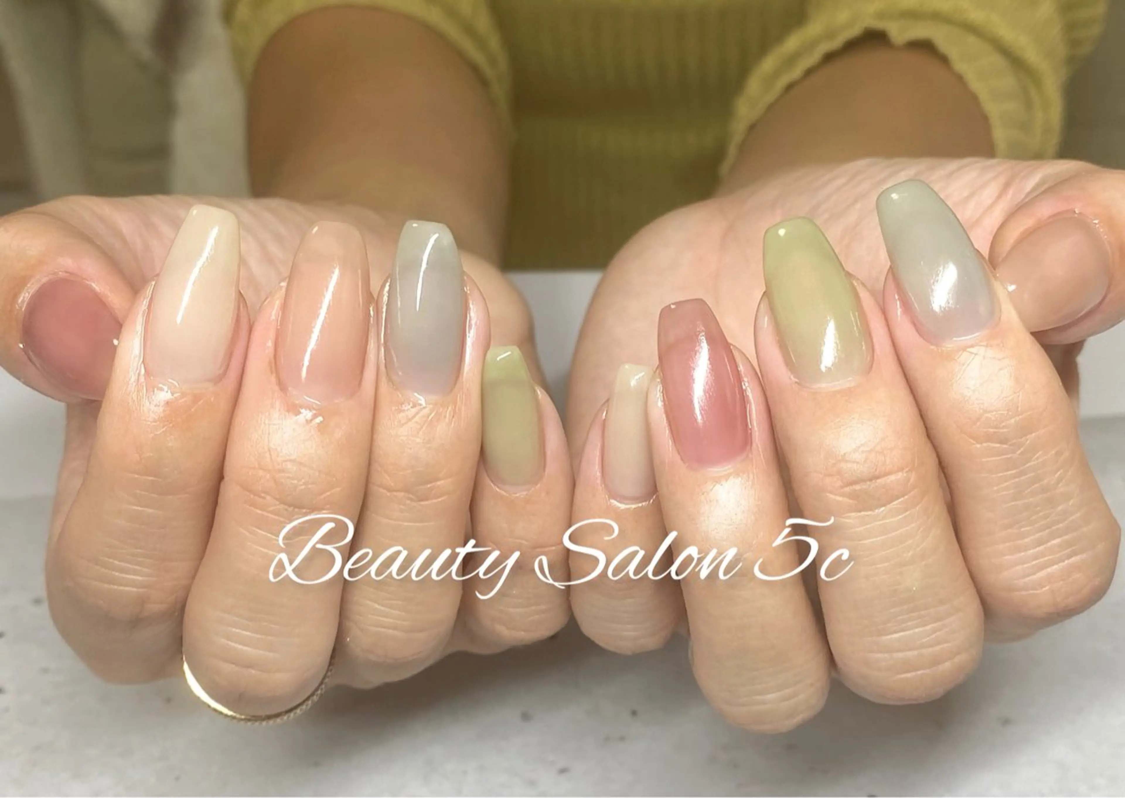 ネイル ワンカラーネイル Beauty Salon5cのネイルデザイン