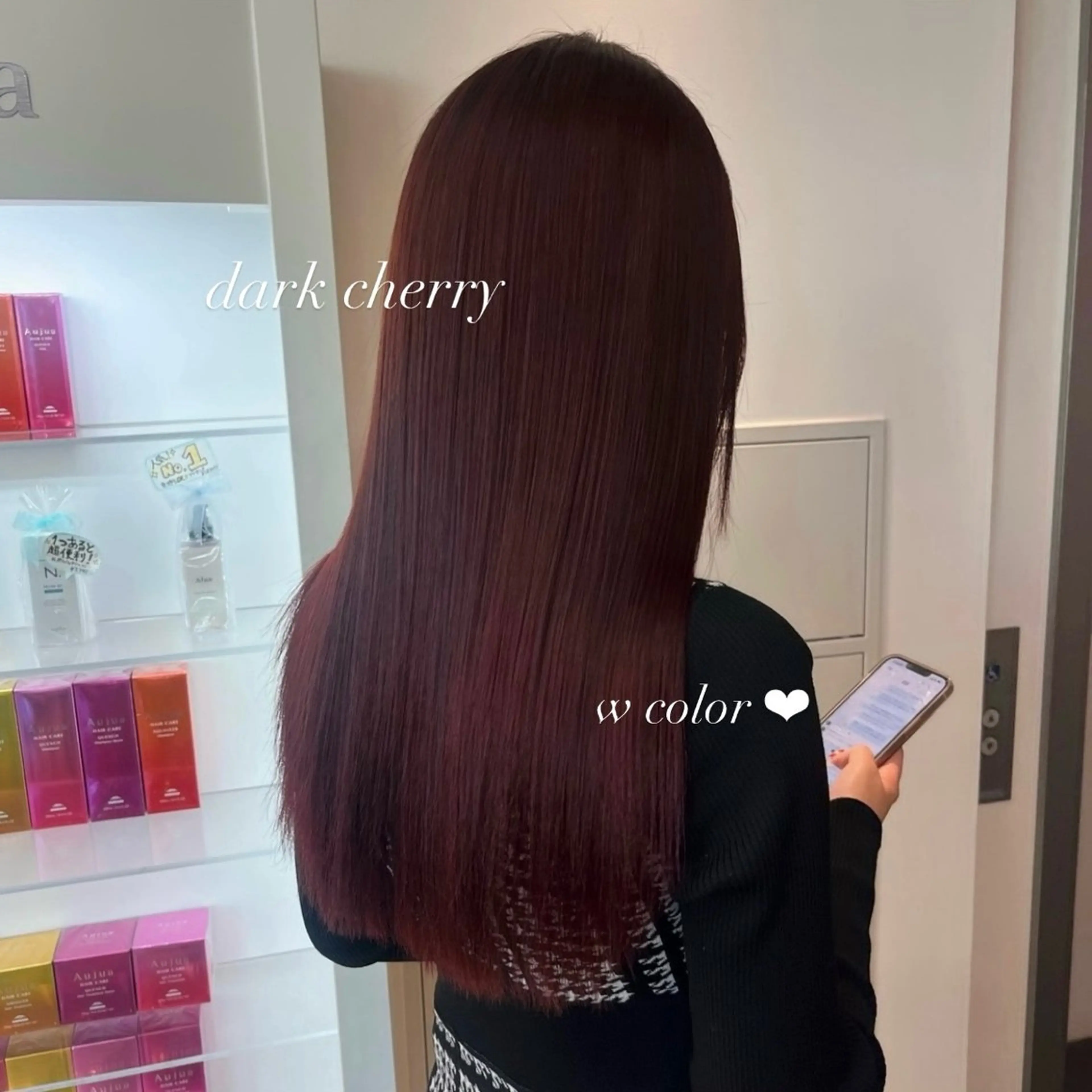 🍒暖色カラーにオススメ🍒ブリーチ無しダブルカラー➕選べるトリートメントの写真