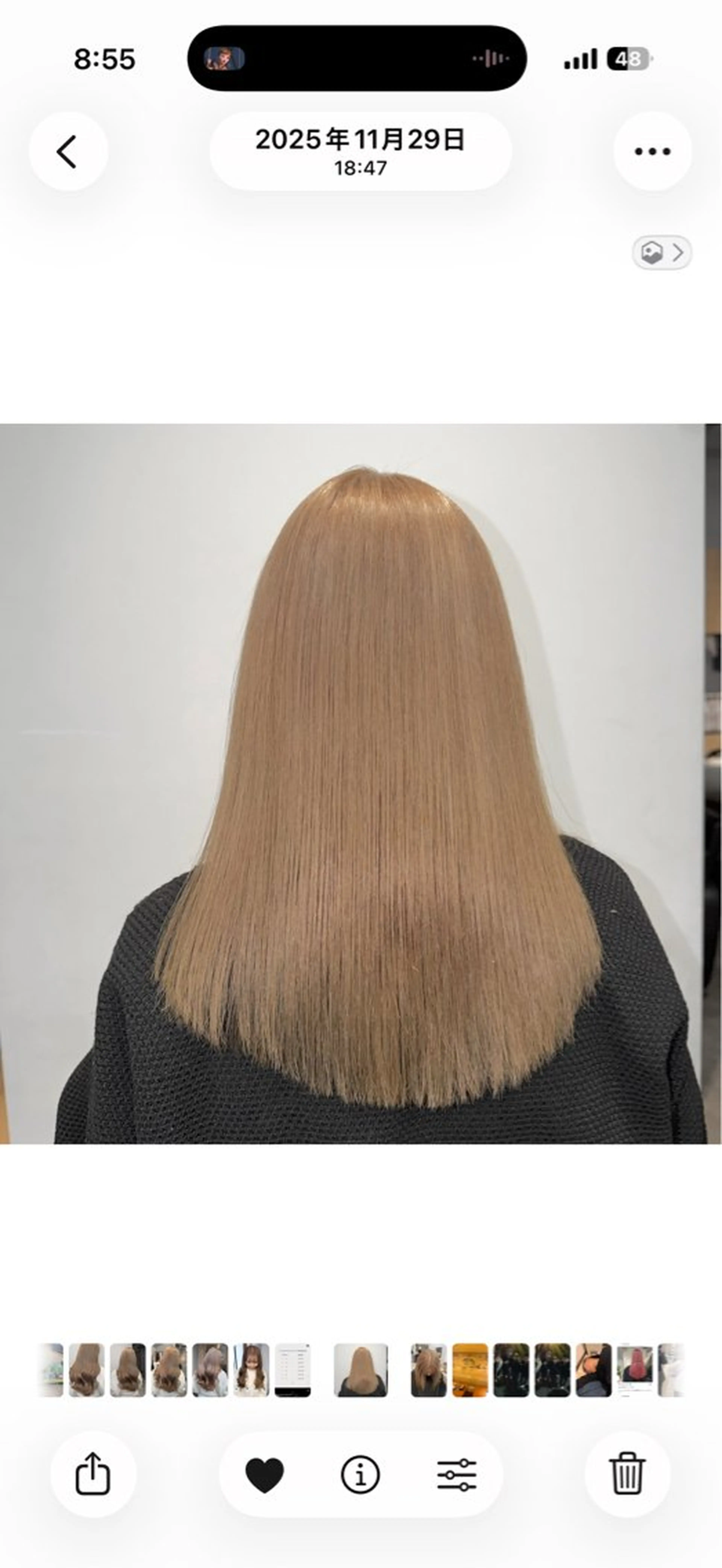 全頭ブリーチ+カラー+カット👑の写真