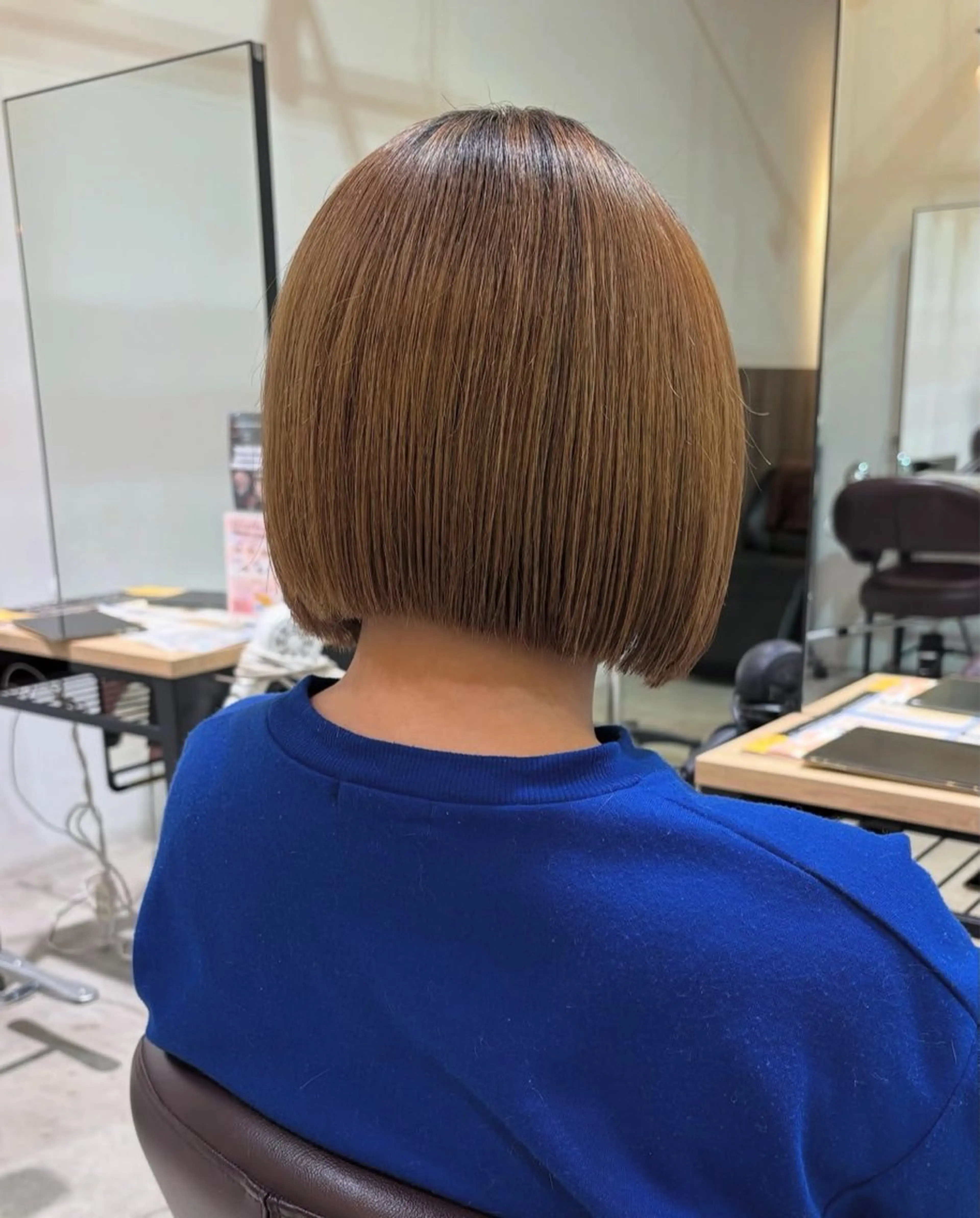 ショート 切りっぱなしボブ ボブ GRANDEUR natsukiのヘアスタイル