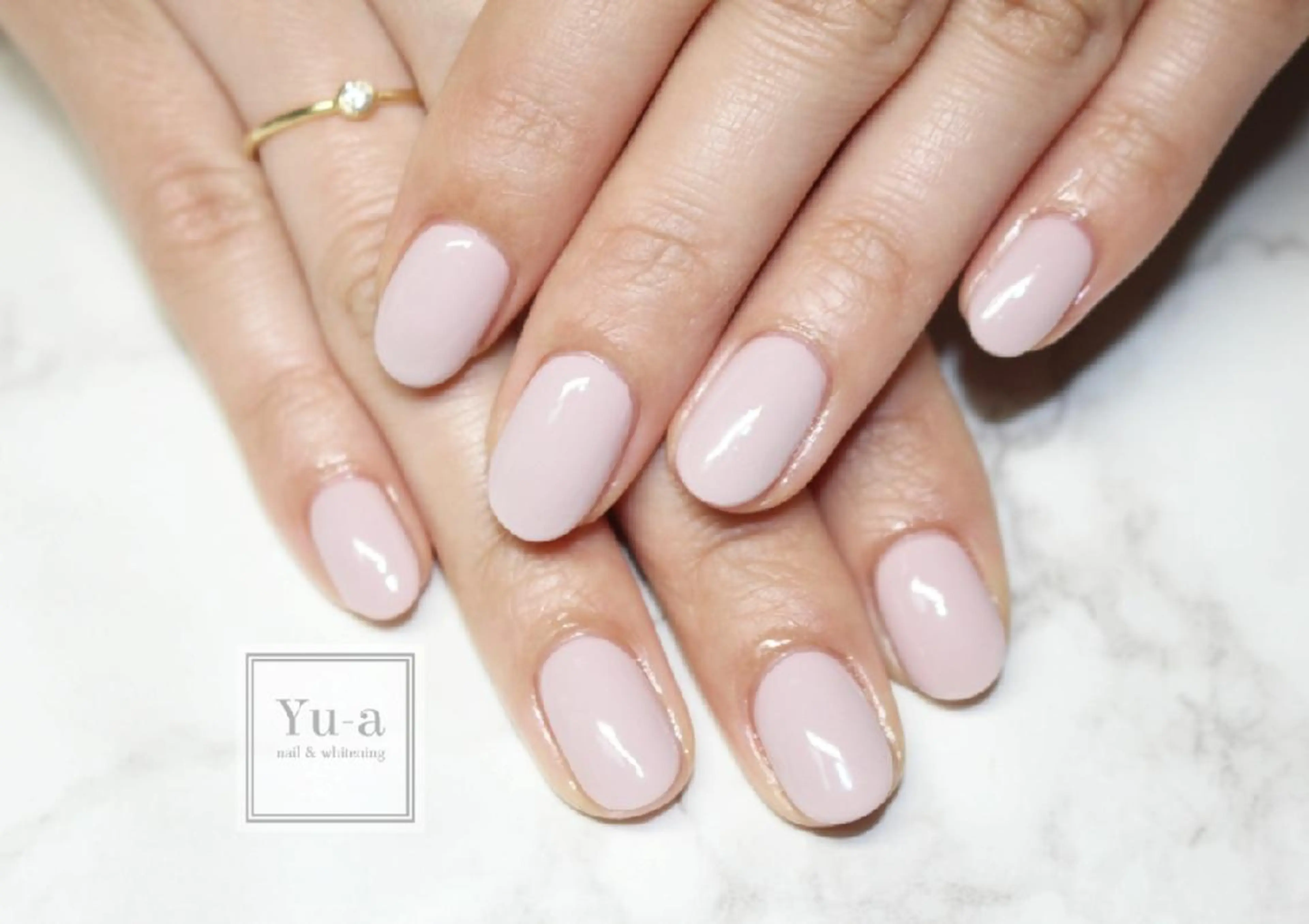 ネイル ワンカラーネイル ホワイト ハンドネイル yu-a☆   柏ネイルのネイルデザイン