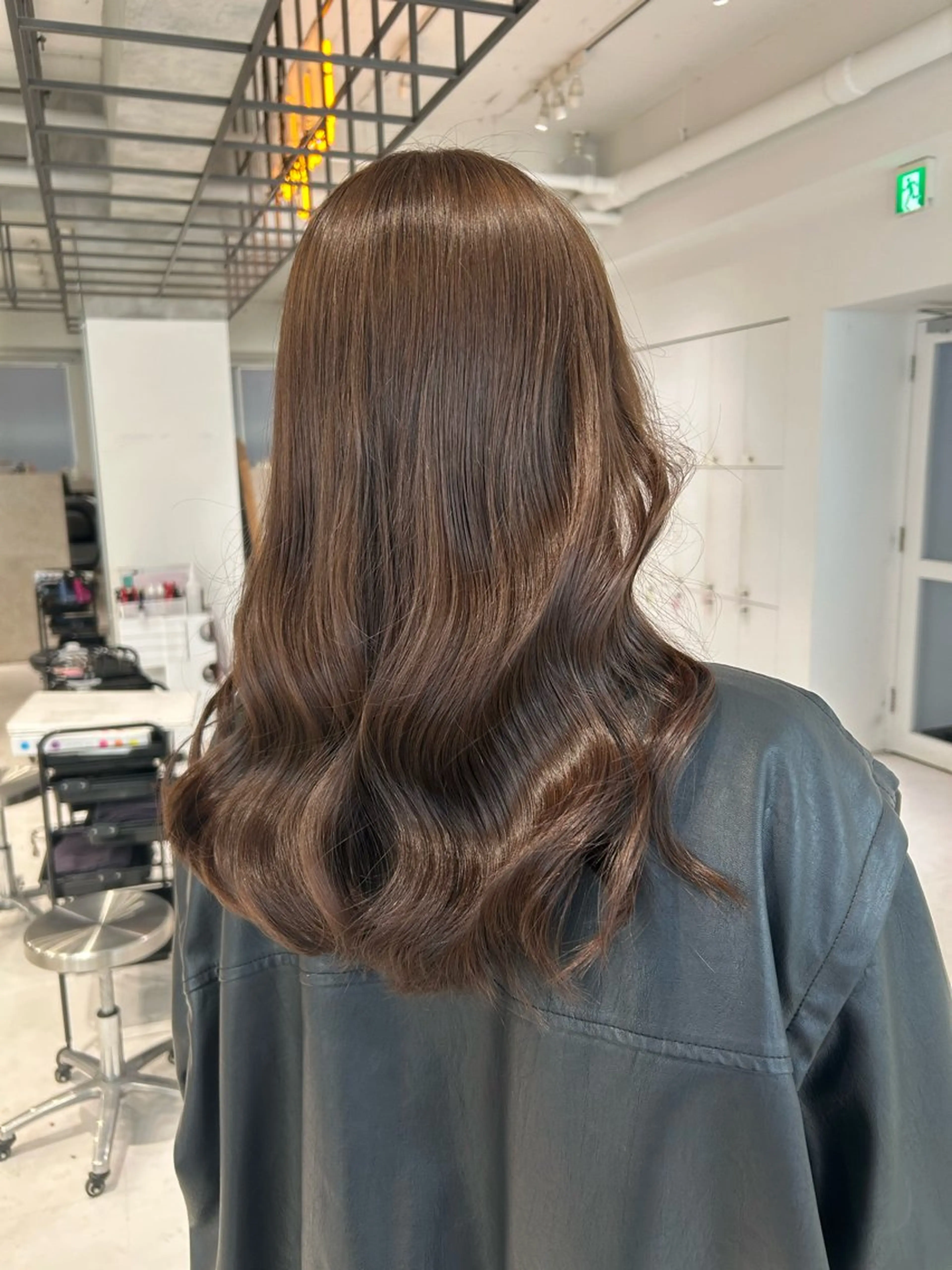 ミディアム ヘアカラー 透明感color ˚✧₊amuのヘアスタイル