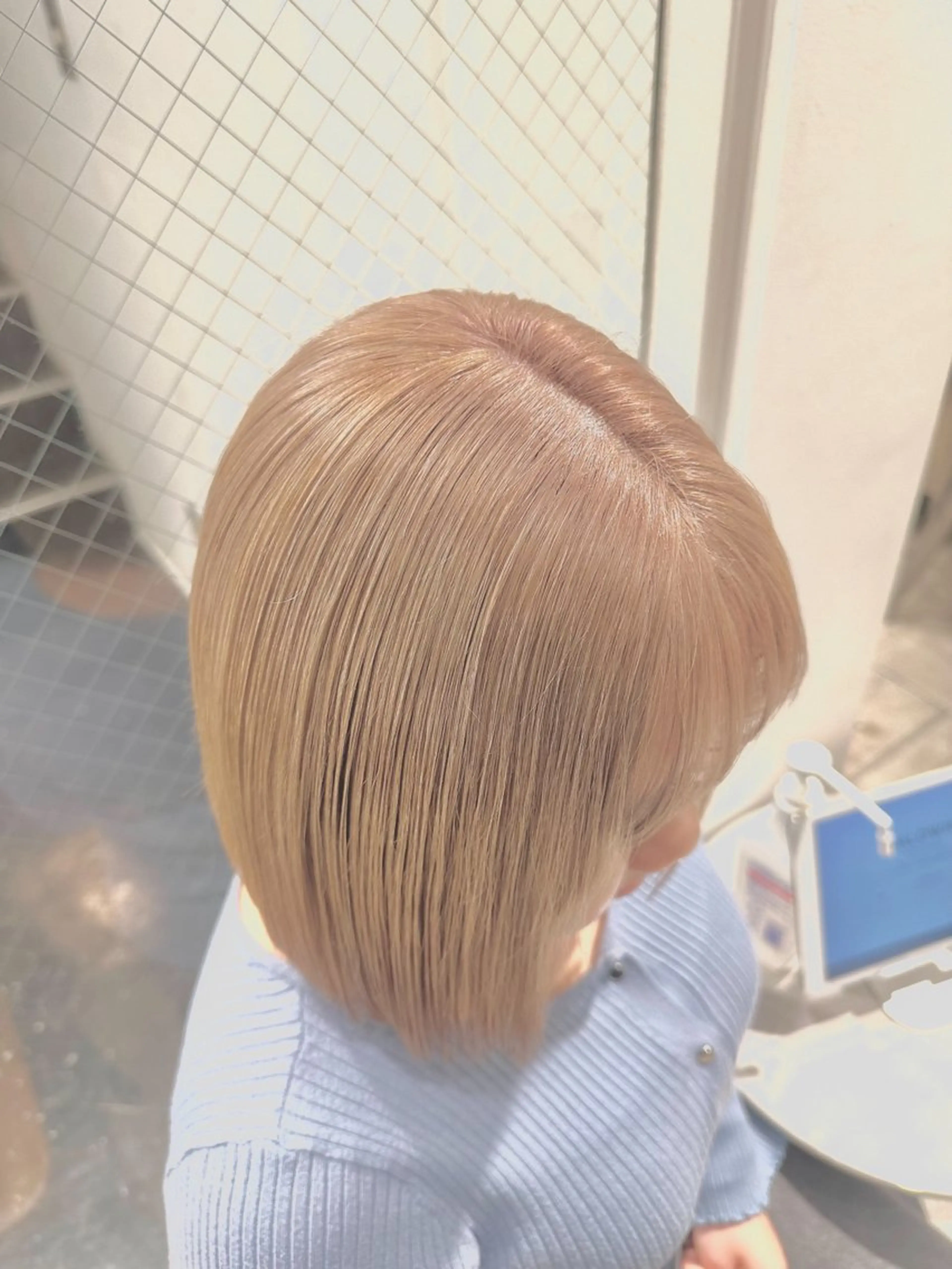 ミディアム カラー カット ヘアカラー トリートメント ハイトーン･髪質改善 MIOKAのヘアスタイル