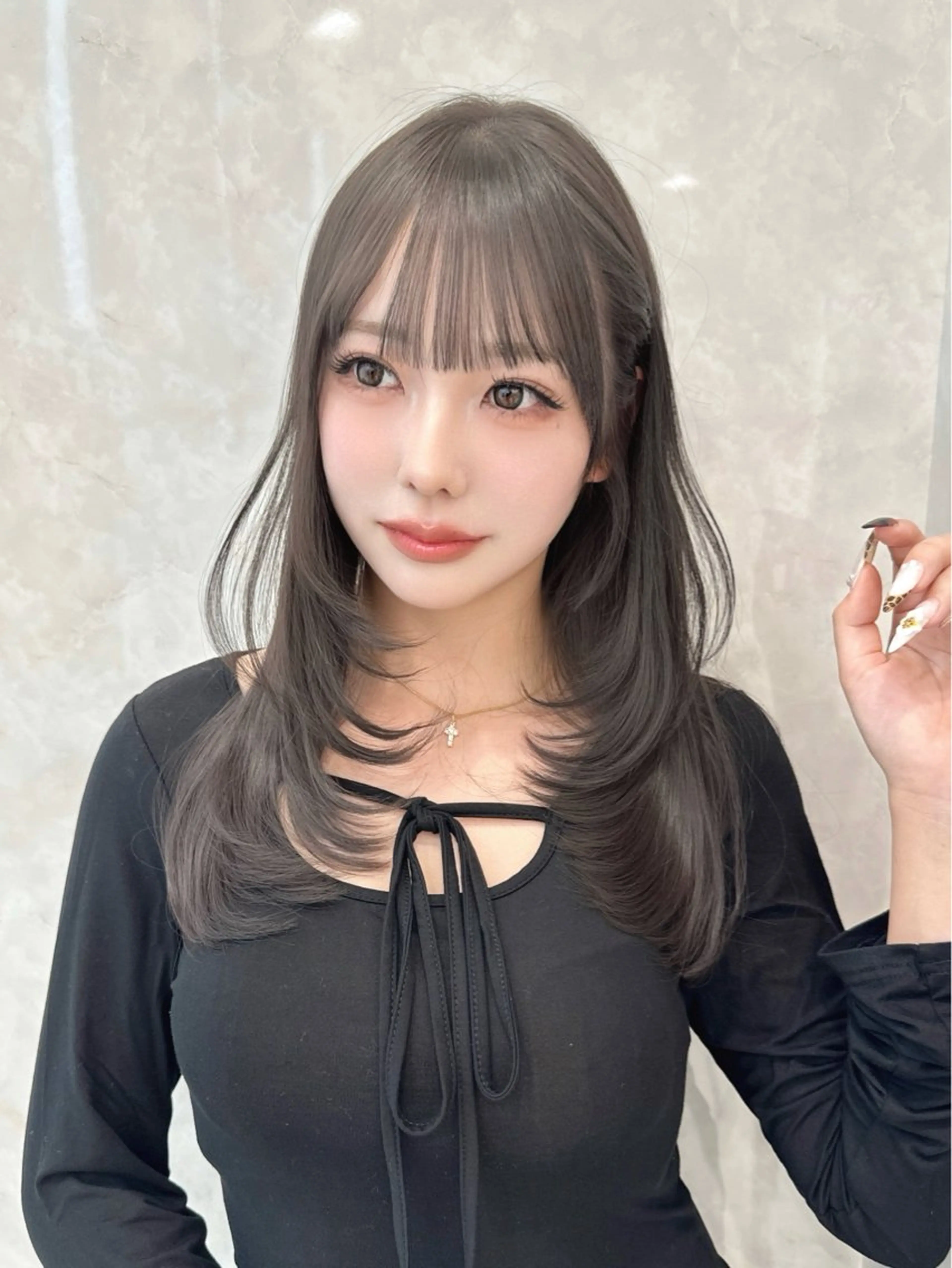 セミロング カラー kaho /レイヤーカットのヘアスタイル