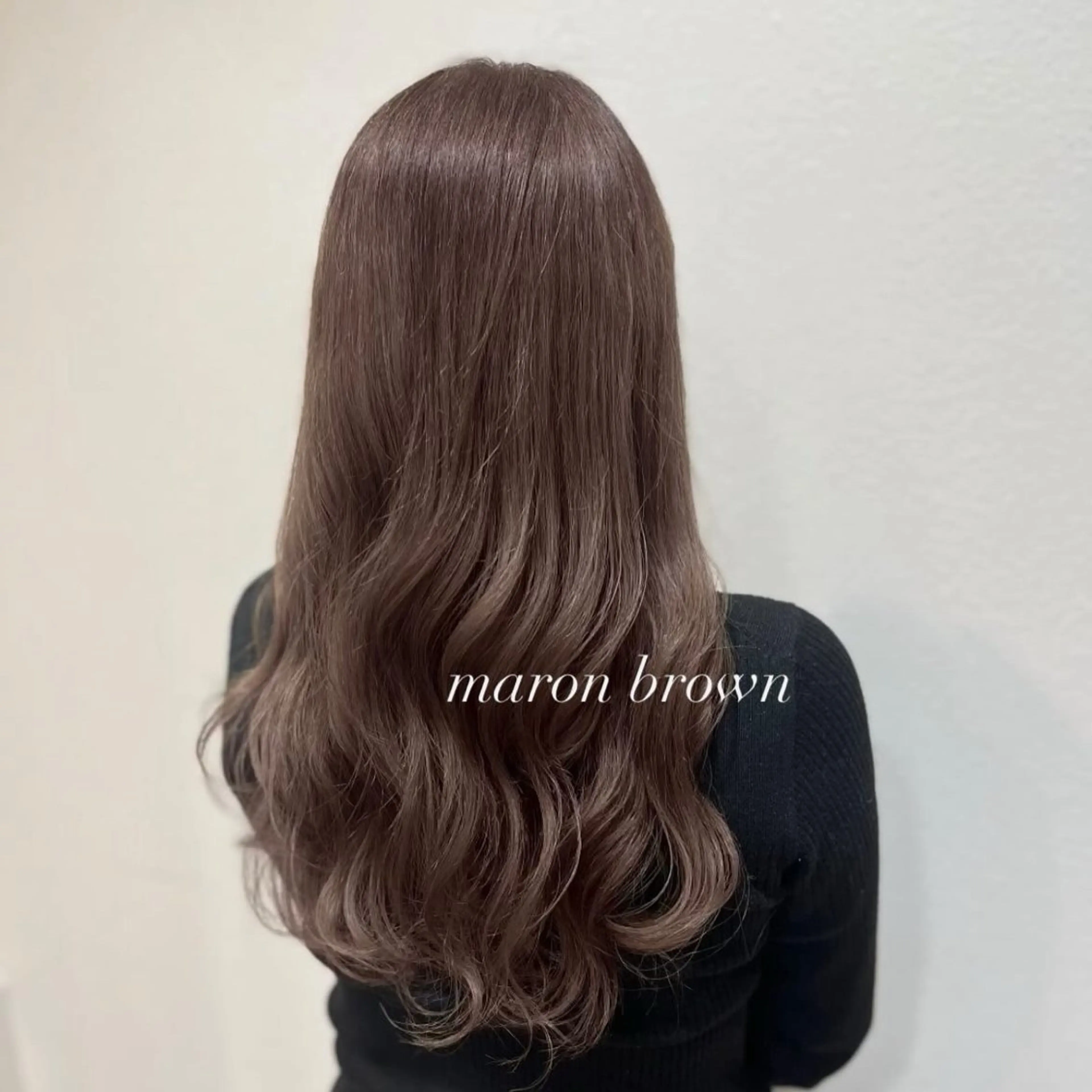 ロング カラー カット ヘアカラー トリートメント 透明感カラー／ 艶感カラー／RAMUのヘアスタイル