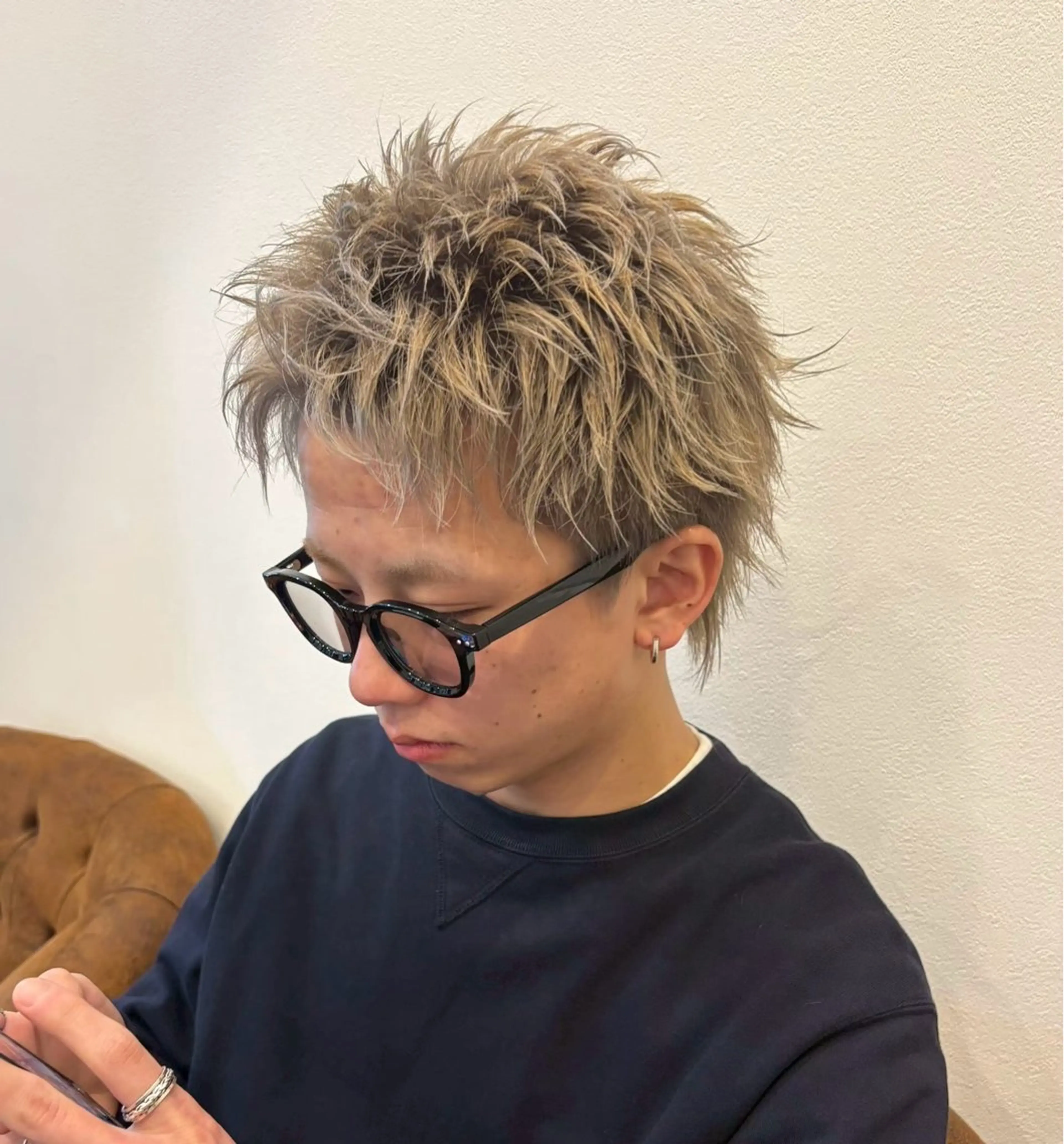 ショート カラー メンズ 榊原 貫太のヘアスタイル