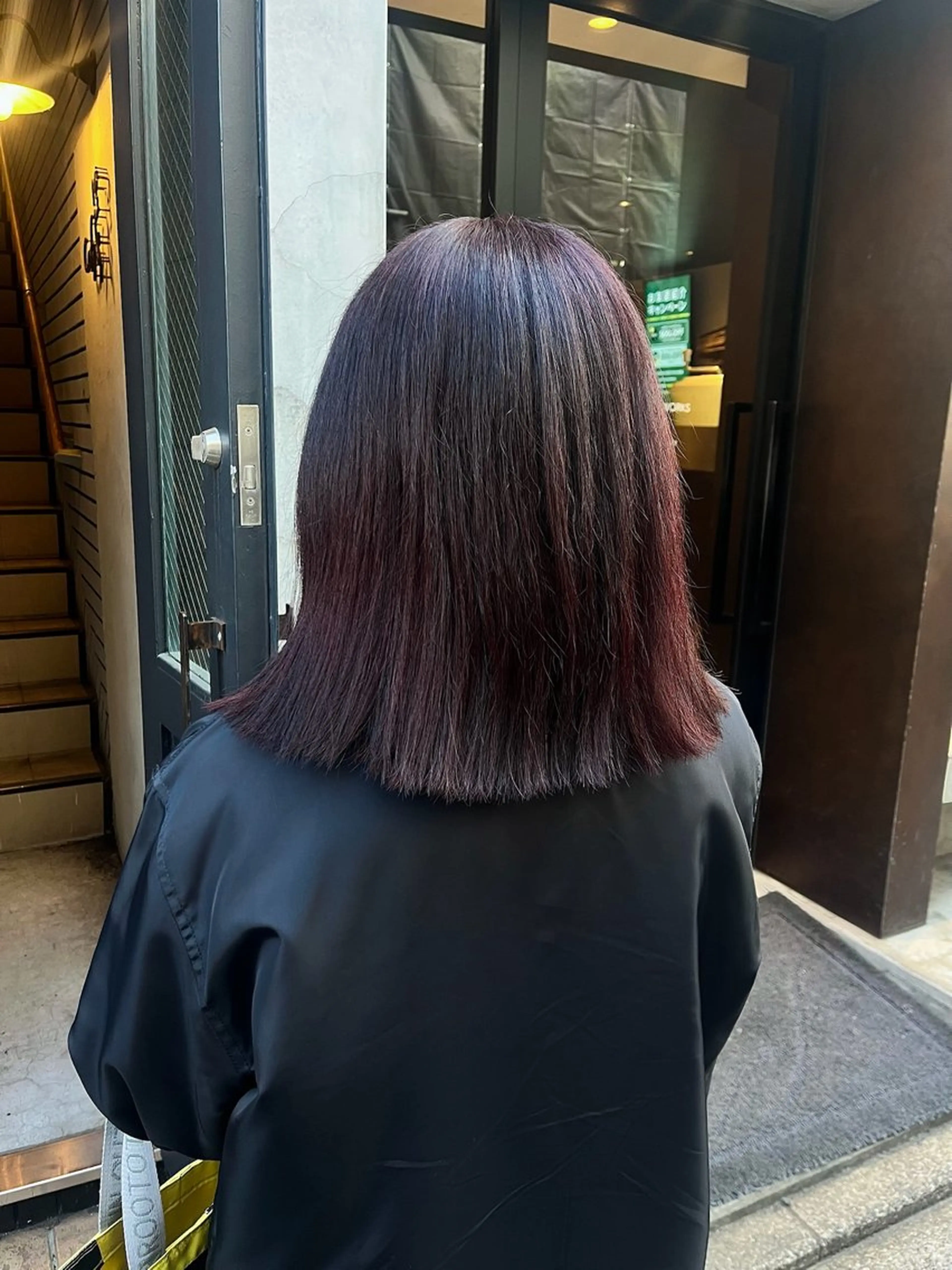 ミディアム カラー レッドカラー カットモデル募集/ 石川絢佳🍓⸝⸝꙳のヘアスタイル