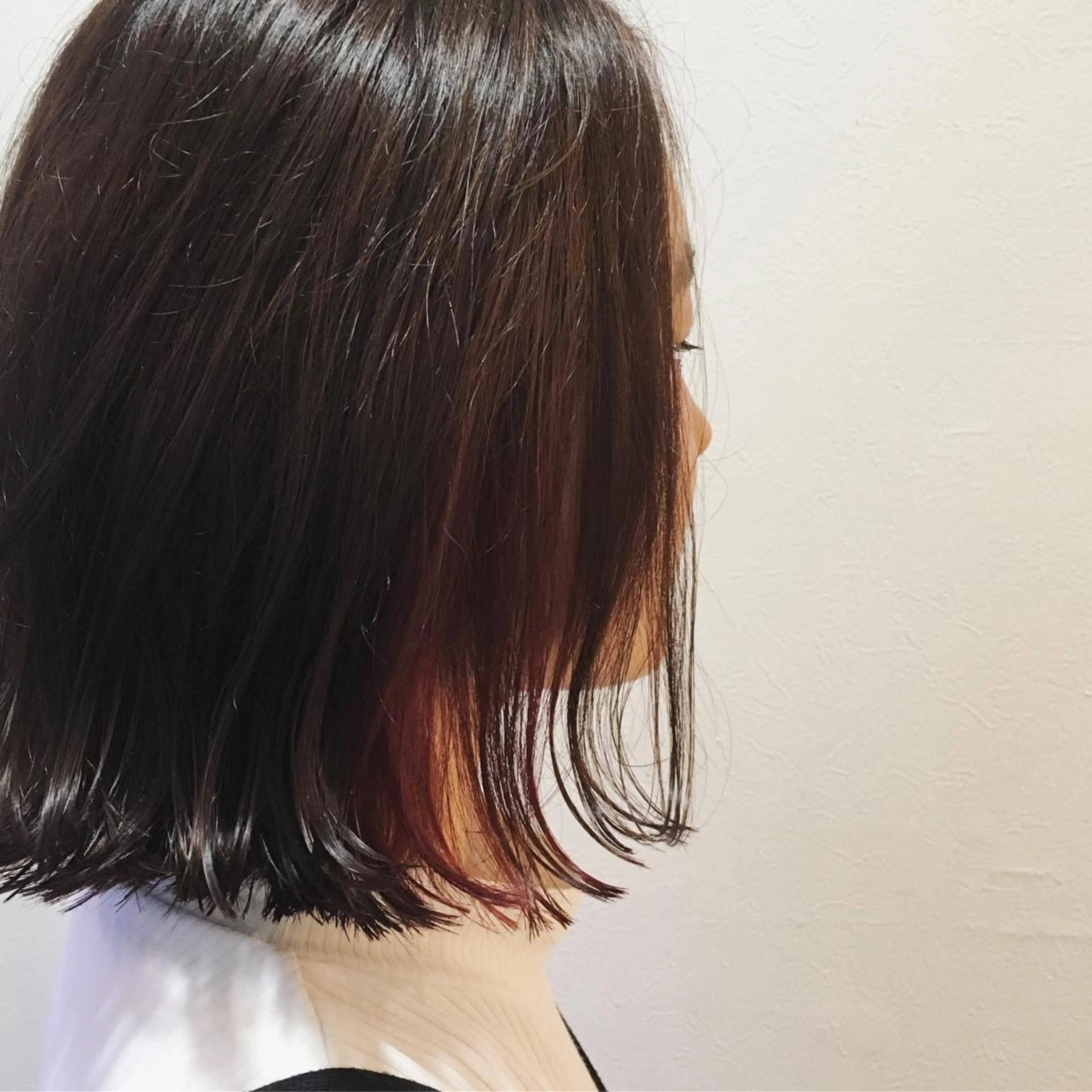 ショート ミディアム カラー ボブ yuki watanabeのヘアスタイル