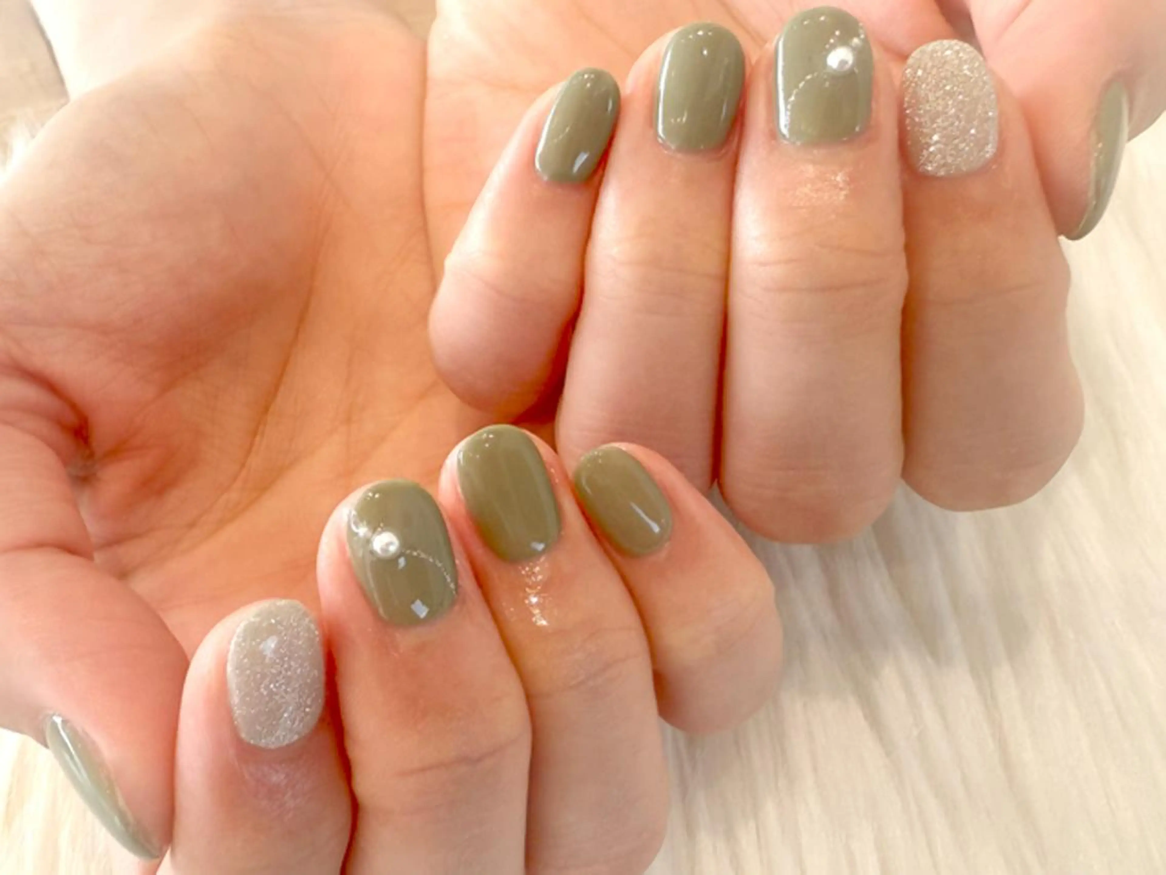 ネイル ニュアンスネイル ハンドネイル Kanai Harukaのネイルデザイン