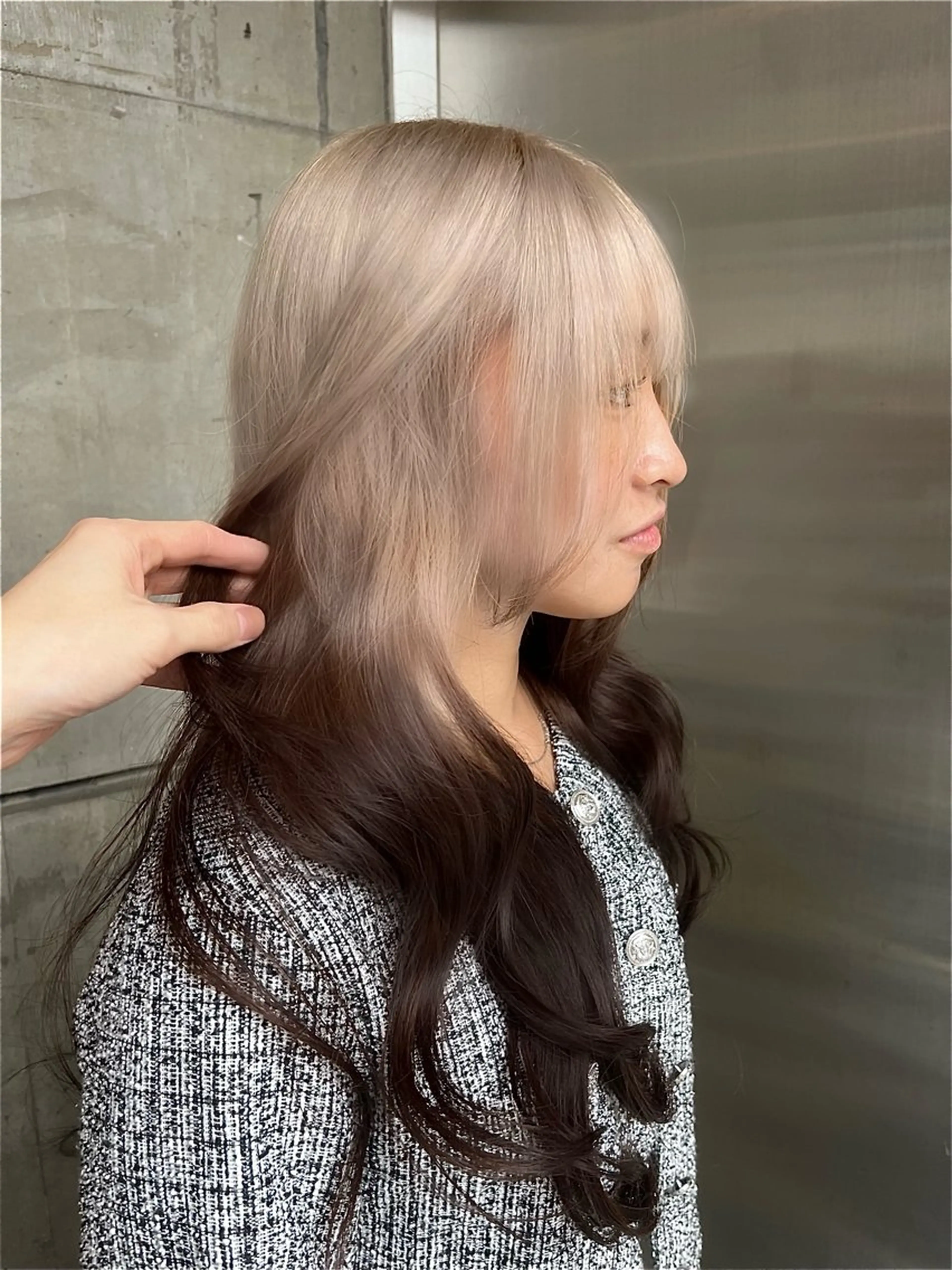 セミロング カラー 似合わせ SHOYAのヘアスタイル