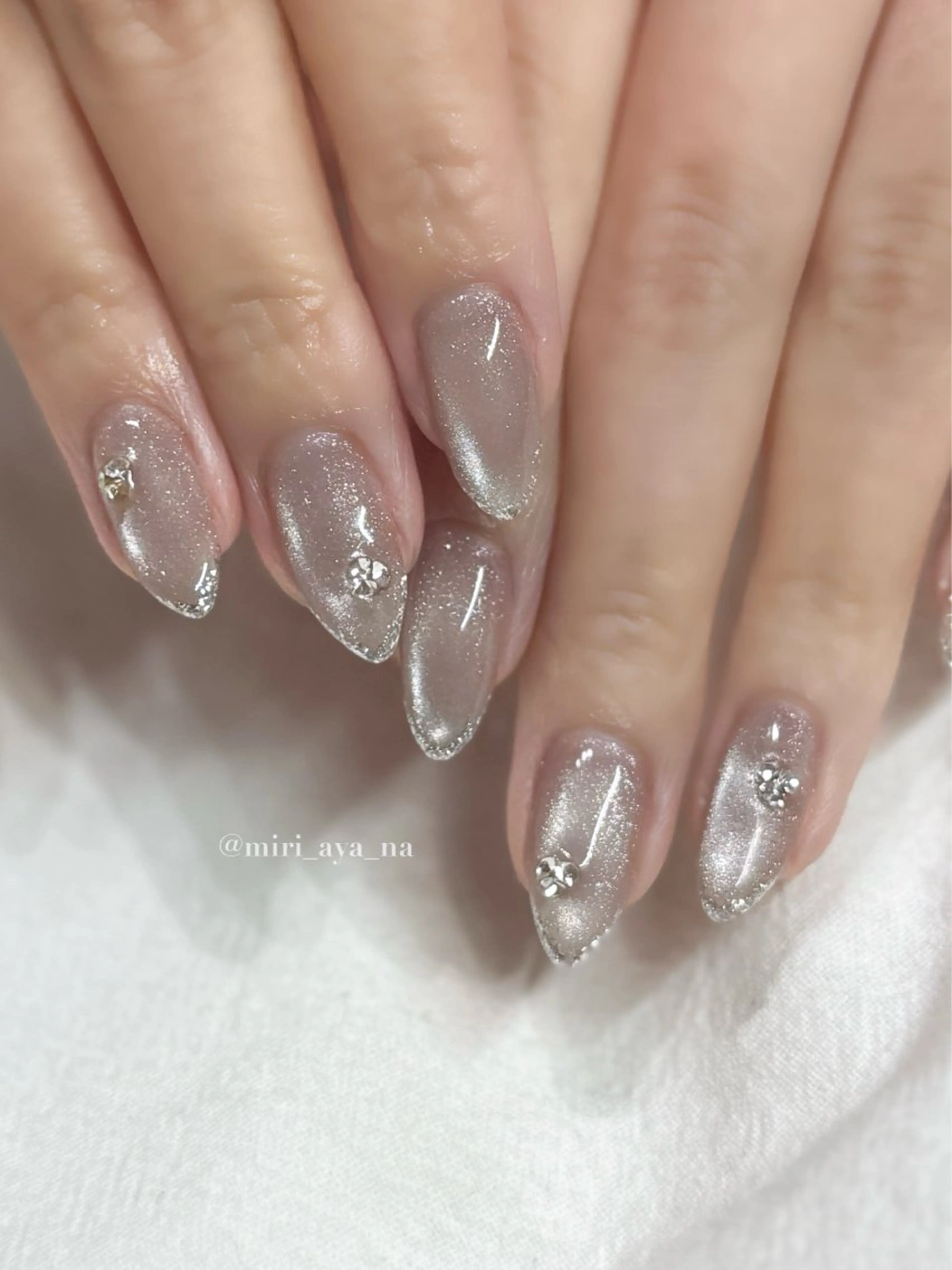 ネイル ハンドネイル 新宿代々木/ちゅるん キレイめ/miriのネイルデザイン