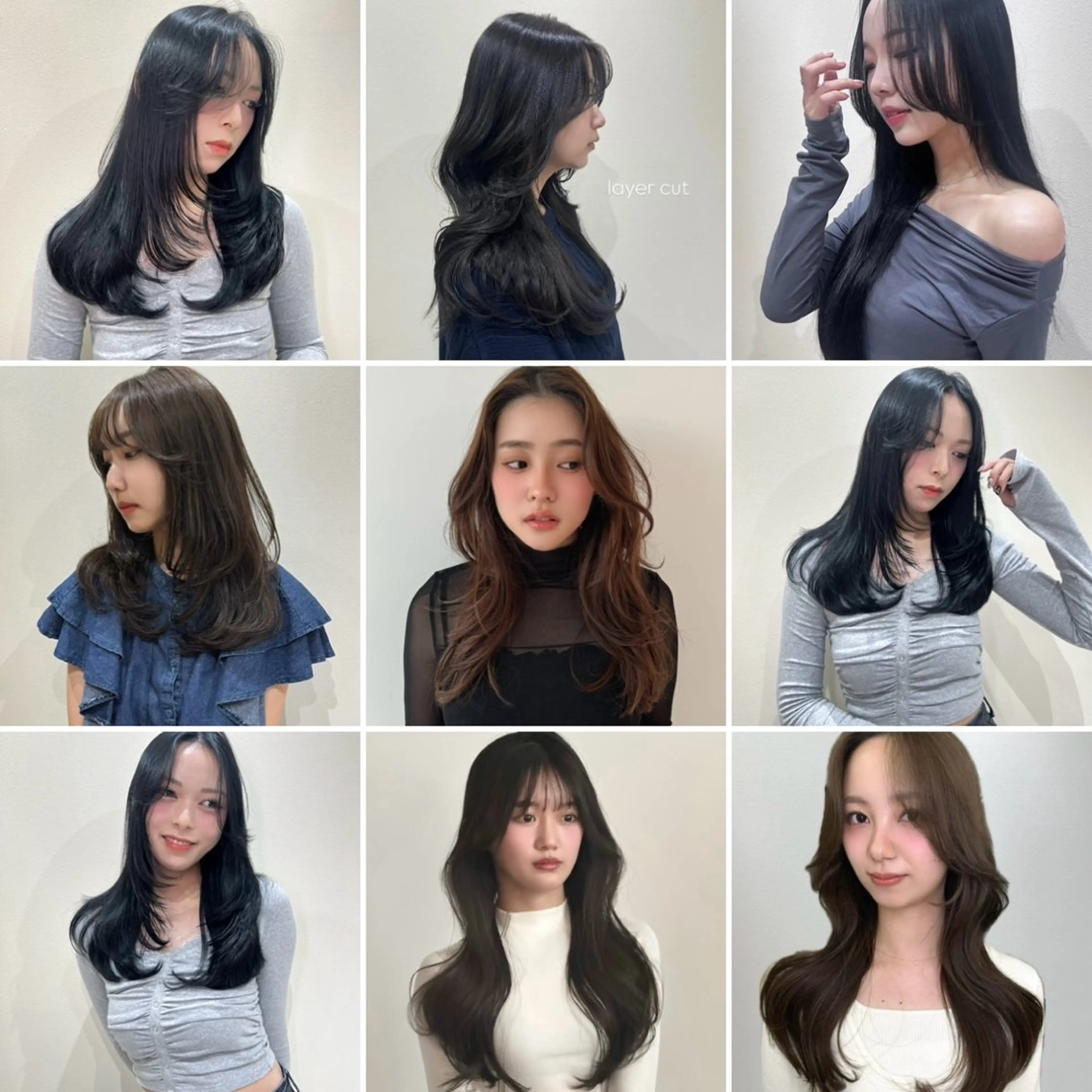 ロング カラー ヘアアレンジ レイヤーカット🤍 RINAのヘアスタイル