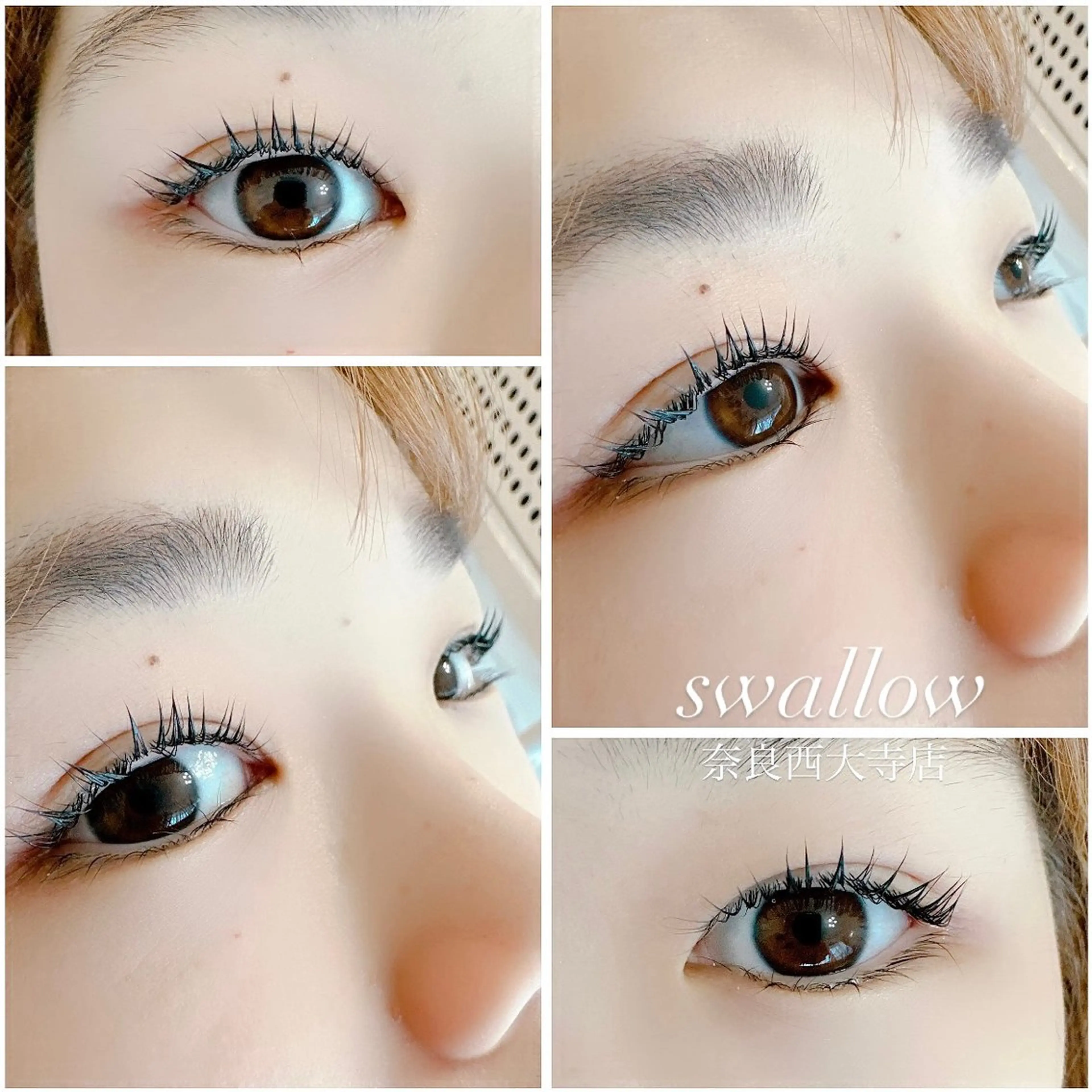 マツエク・マツパ マツパ swallow 奈良西大寺店のマツエク・マツパデザイン