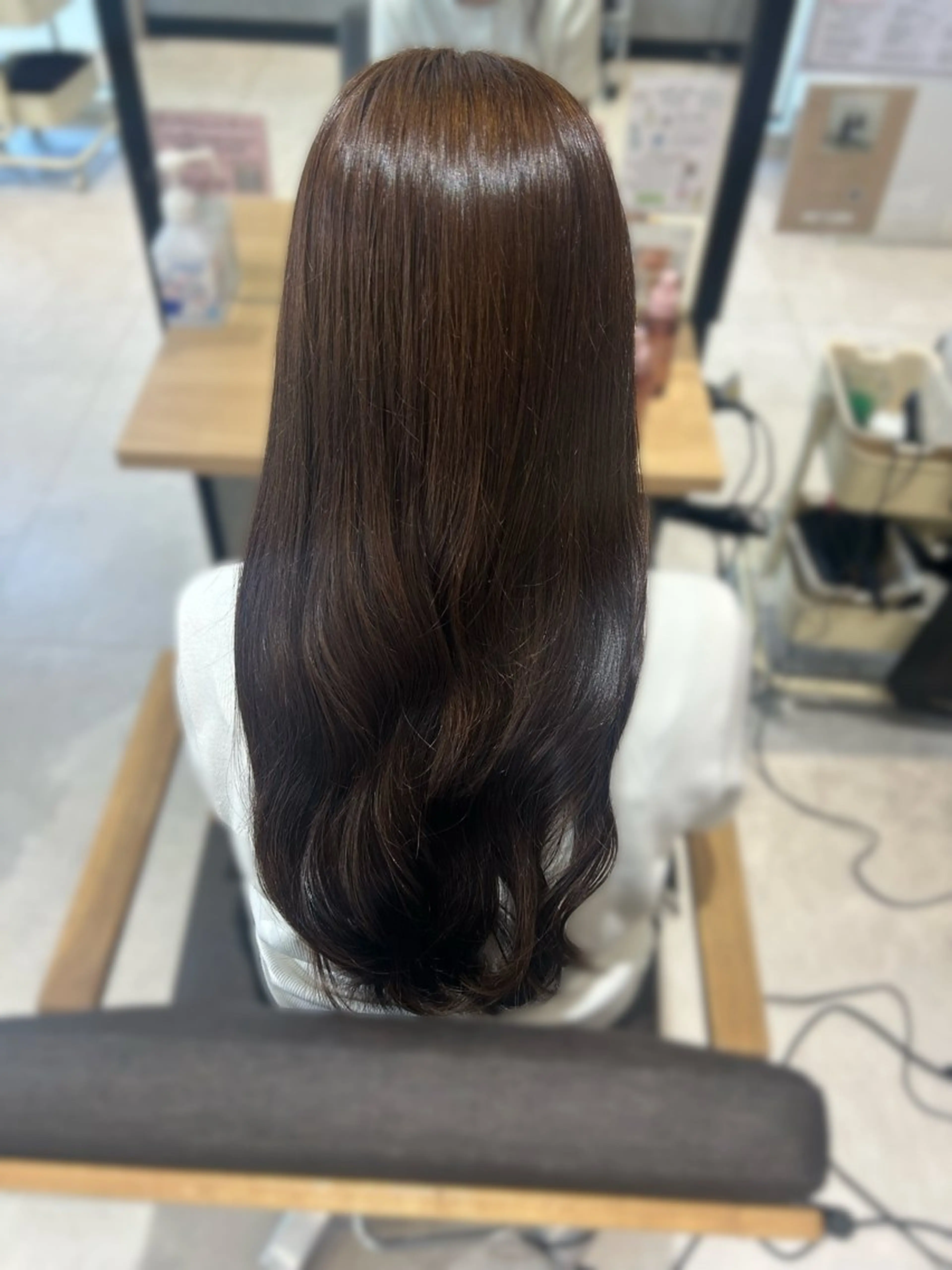 ロング カラー ヘアカラー トリートメント FUKA 🎀🩶のヘアスタイル