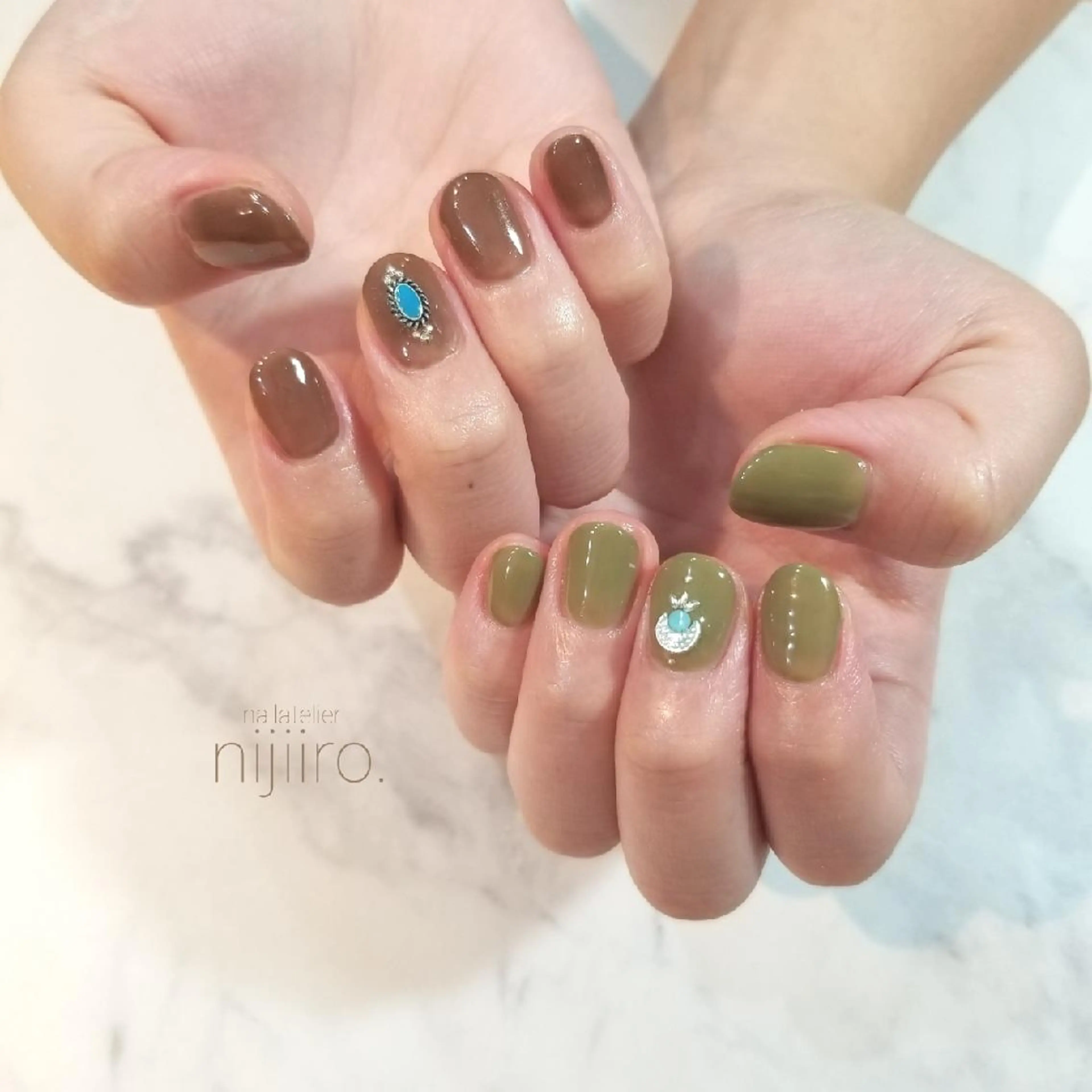 ネイル ハンドネイル nijiiro🌈 サトウのネイルデザイン