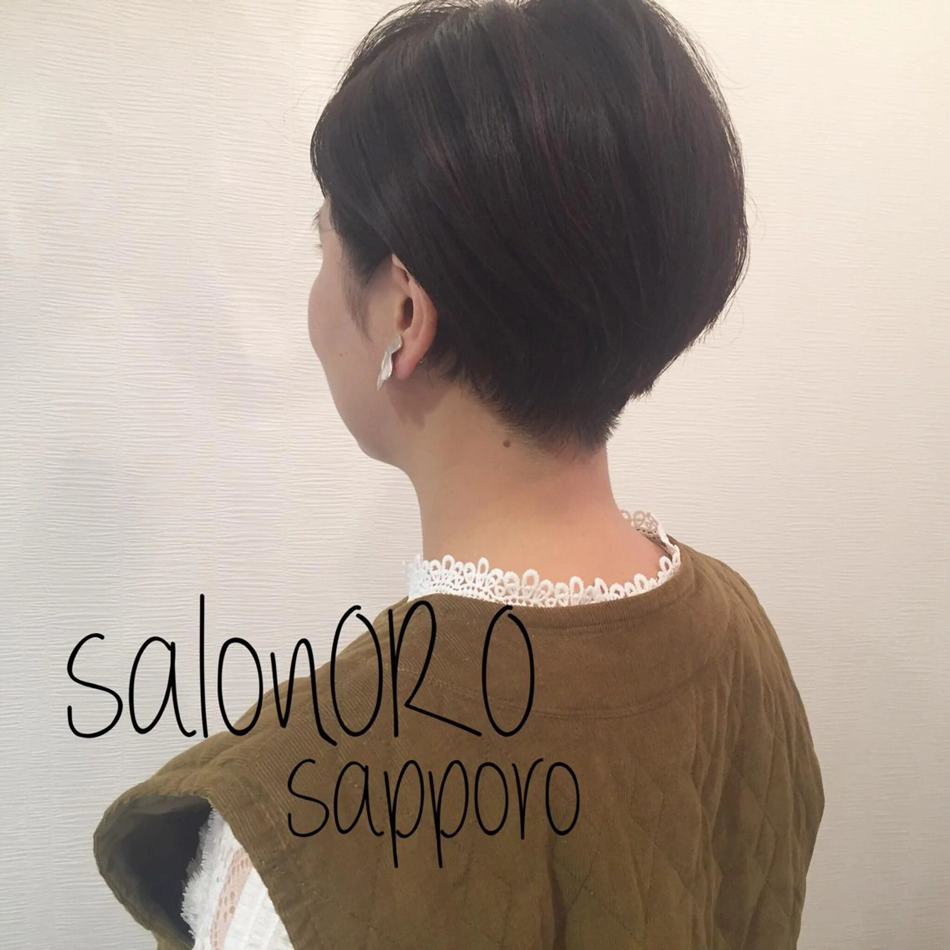 ショート カラー ブリーチ ボルドーカラー ブリーチなしカラー レッドカラー 似合わせカット カット ヘアカラー トリートメント 池田 真由美のヘアスタイル