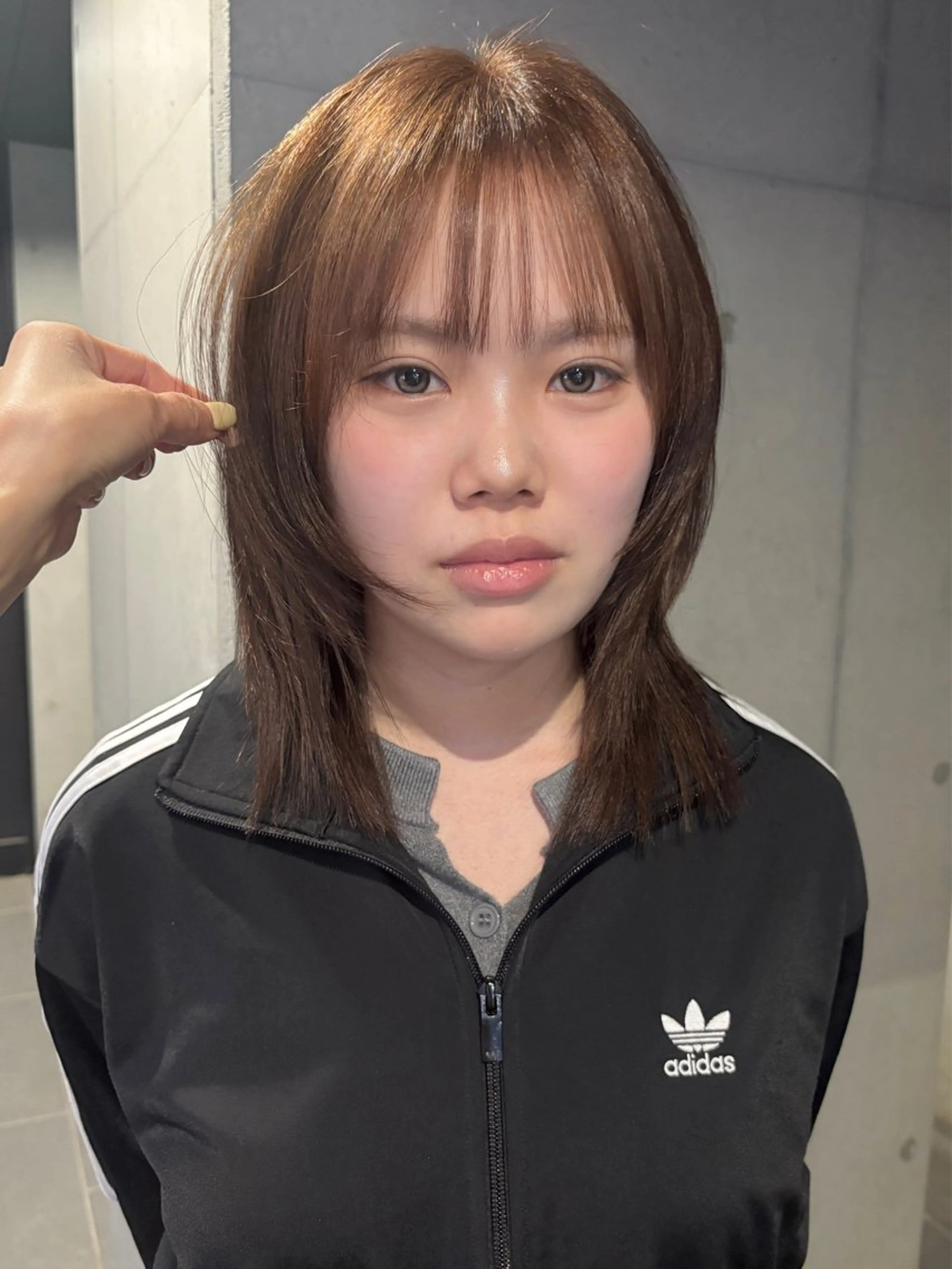 🧚🏻ブリーチなし🧚🏻透明感Wカラー＋カット＋TRの写真