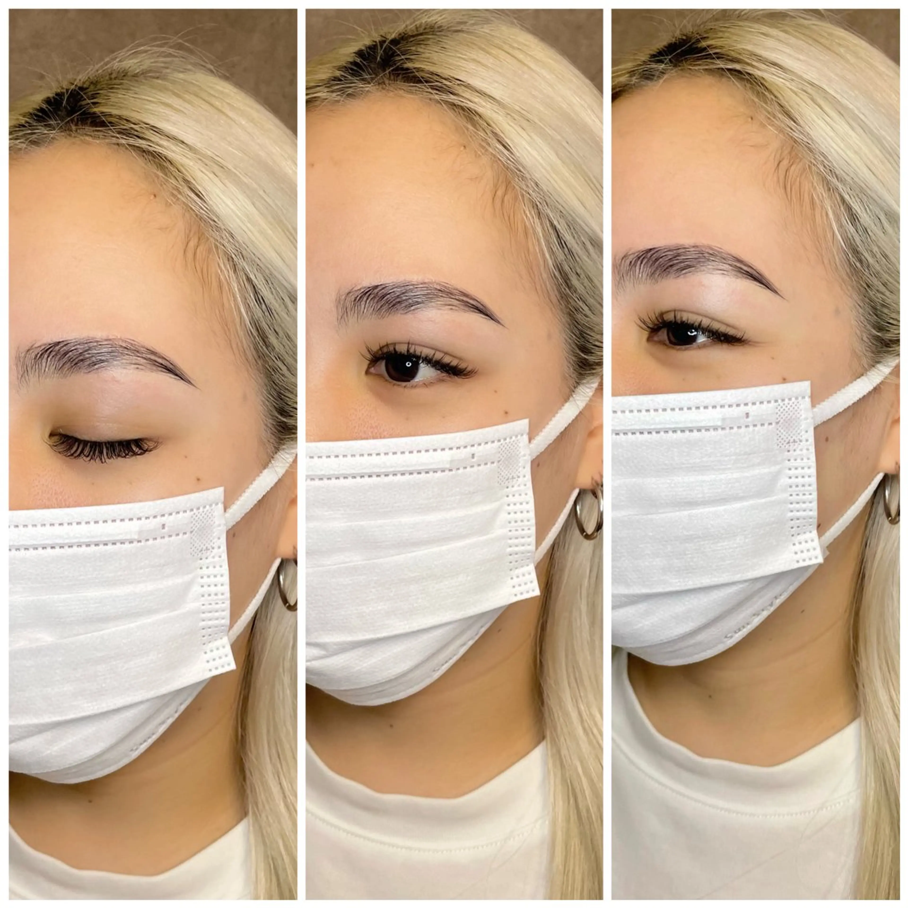 マツエク・マツパ アイブロウ ハリウッドブロウリフト フラットラッシュ マツエク YUNIKO eyelashのマツエク・マツパデザイン