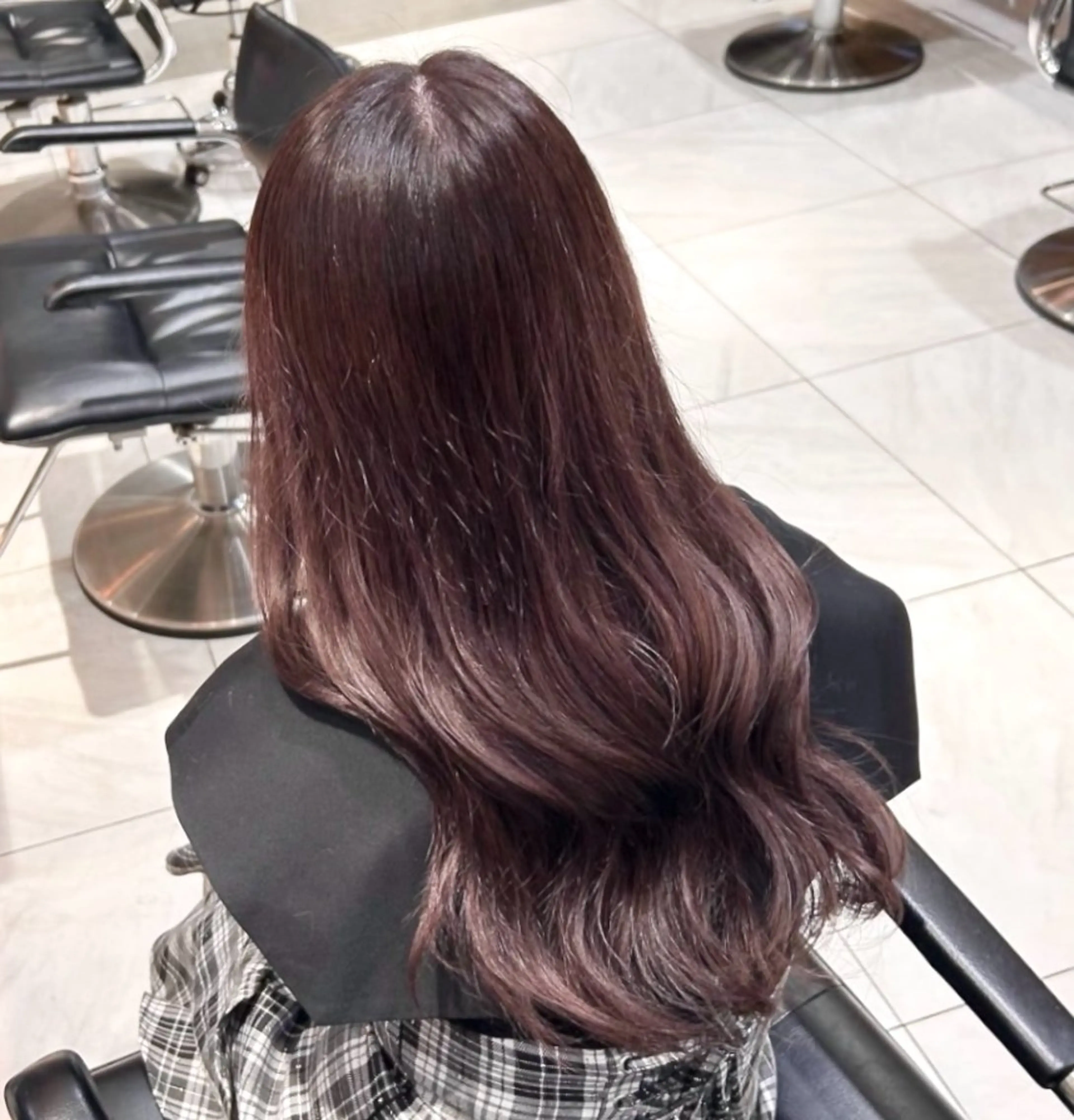 ロング カラー ヘアカラー トリートメント 艶カラー /kokona🤍のヘアスタイル